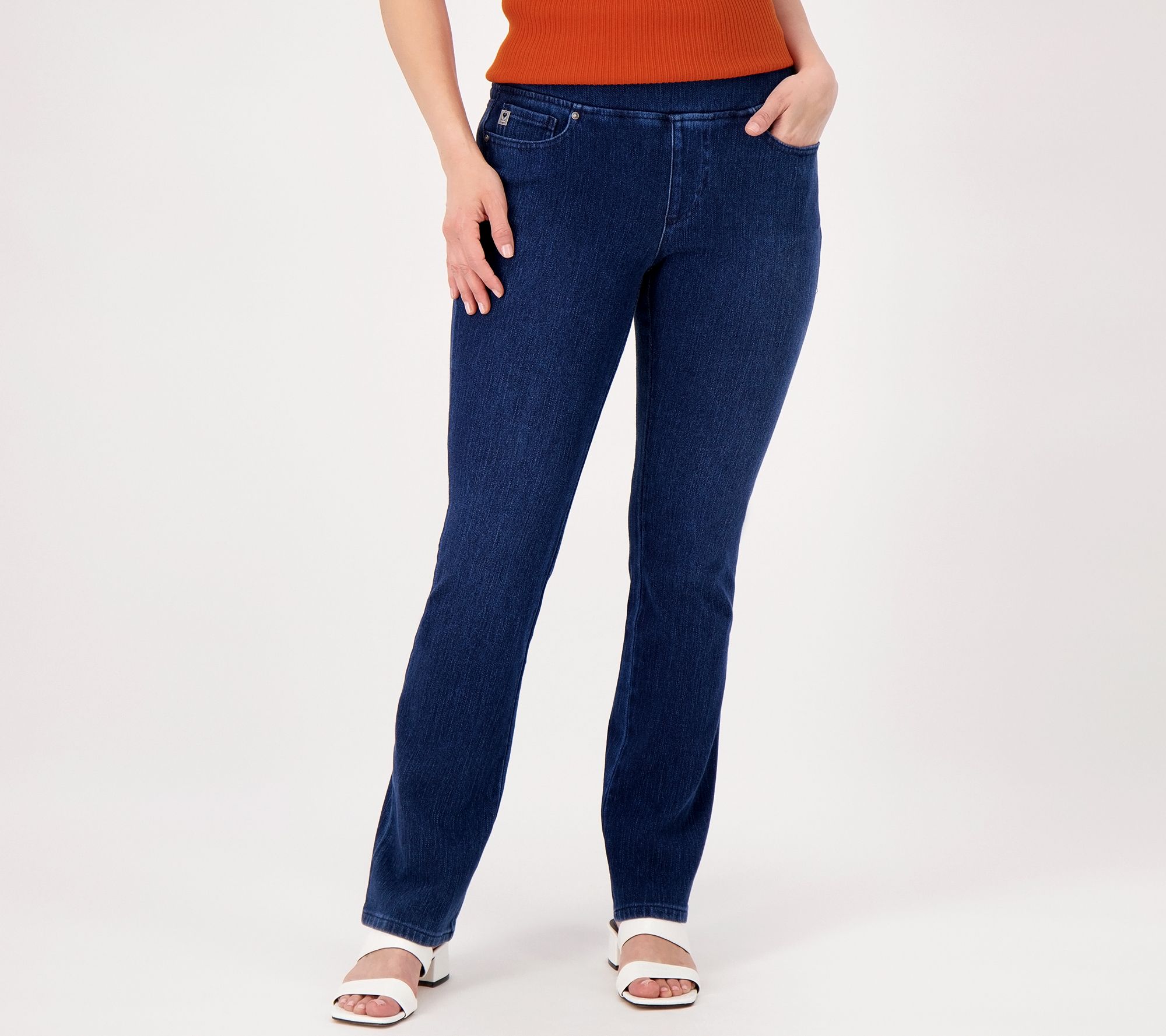 Knit Denim Pull-On Bootcut Jeans - Coldwater Creek