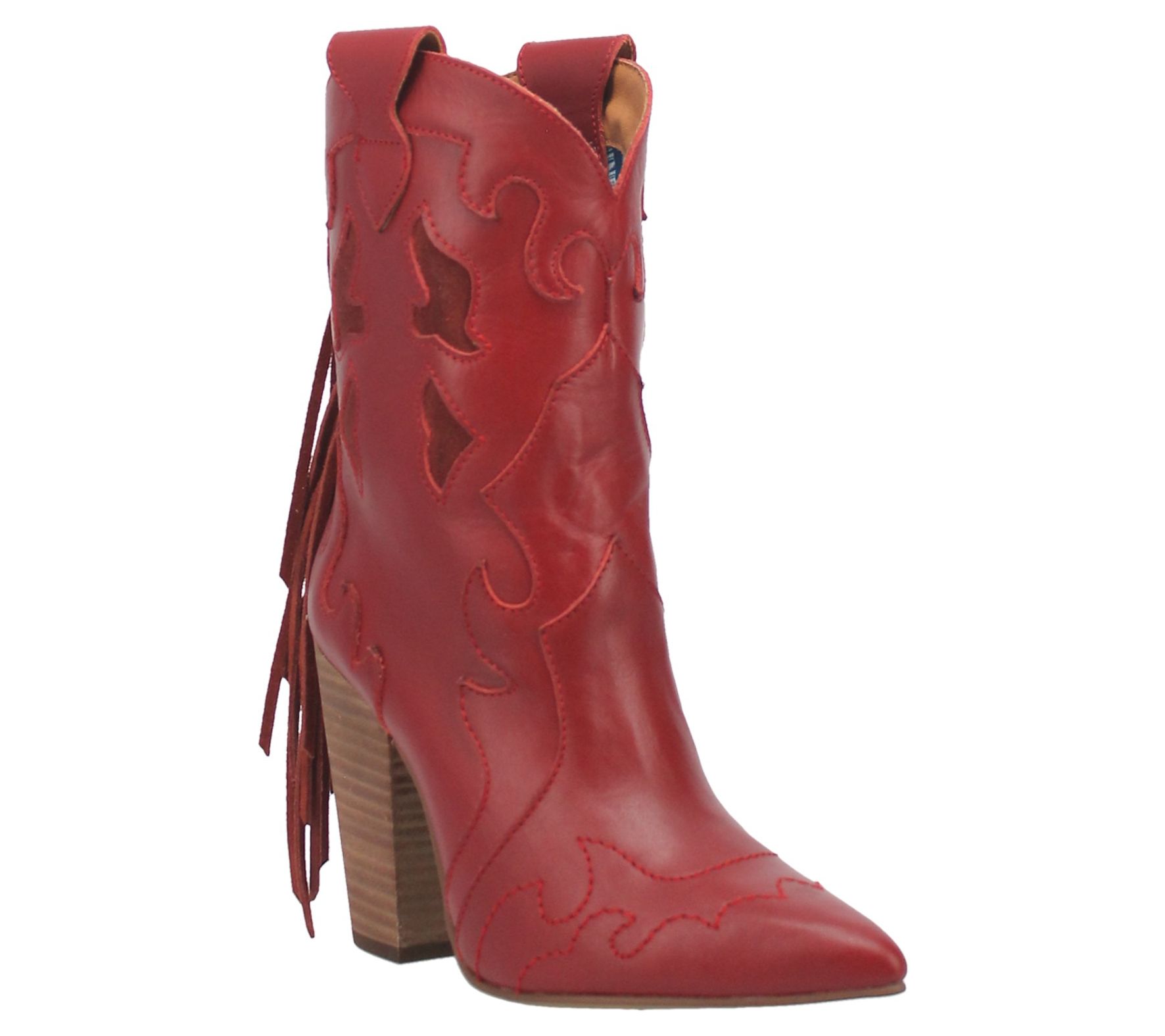 Dingo Women's Lady's Night Leather Pull On Booties