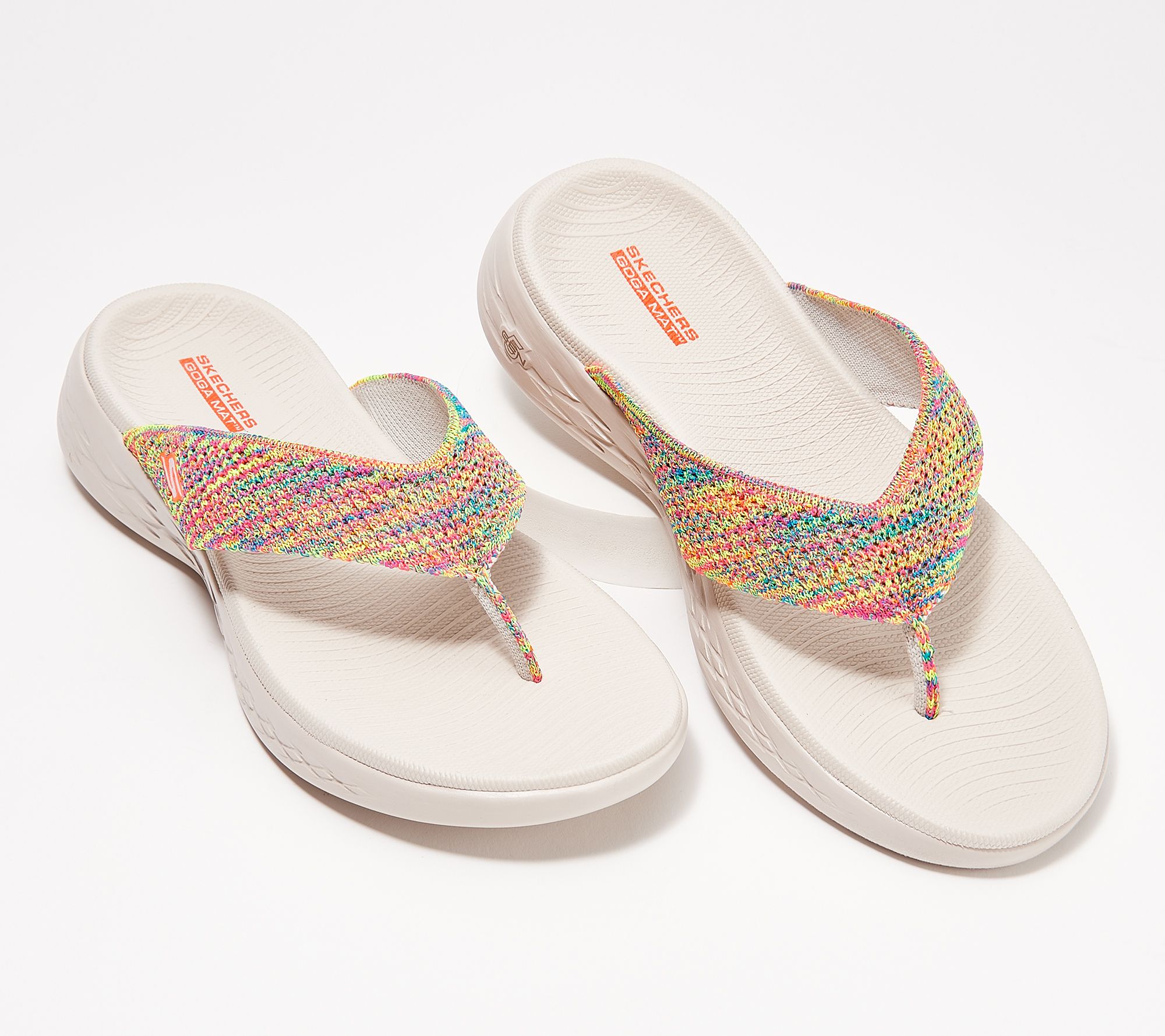 Qvc skechers flip online flops