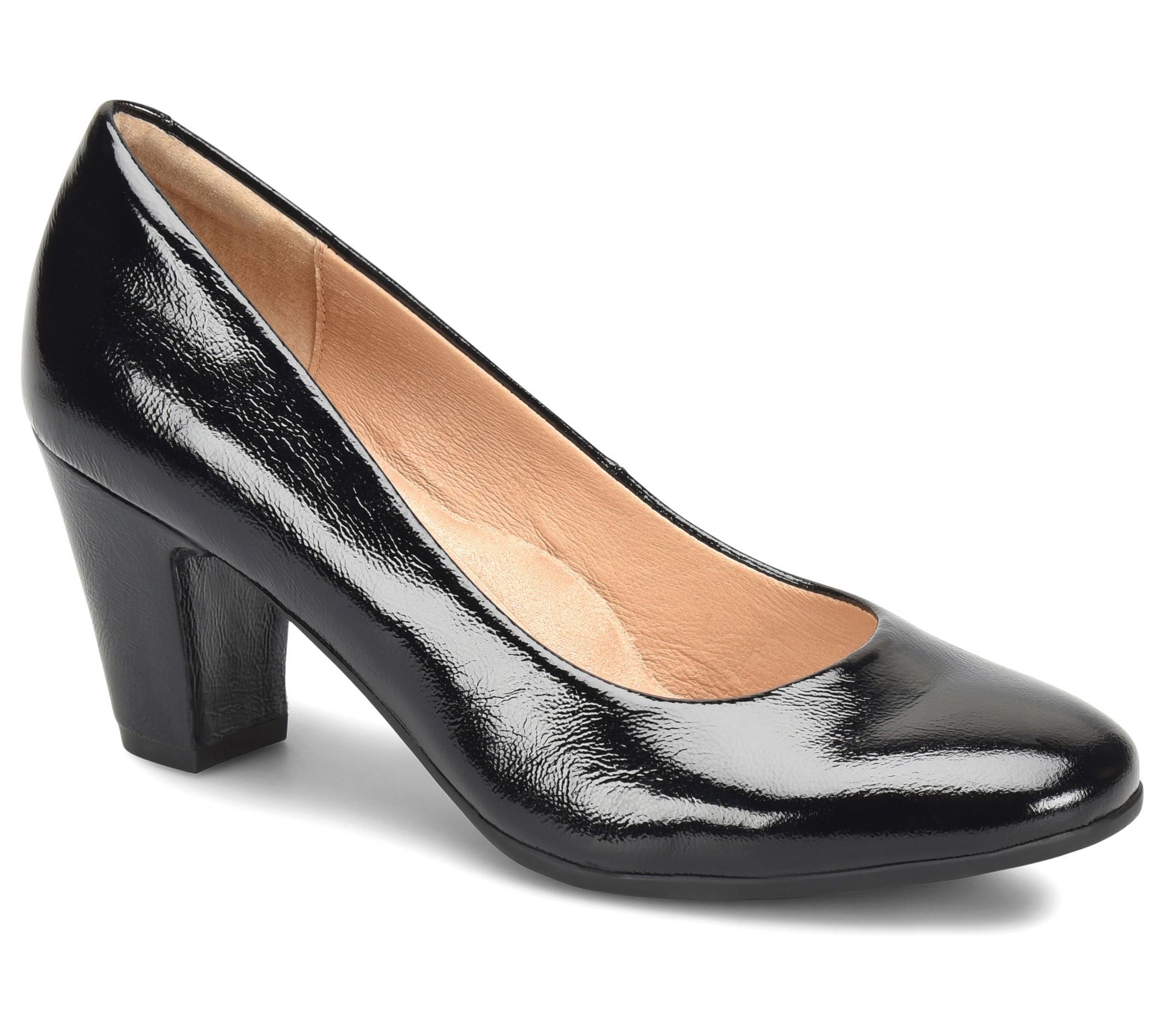 Sofft Leather Mid-Height Pump - Lana