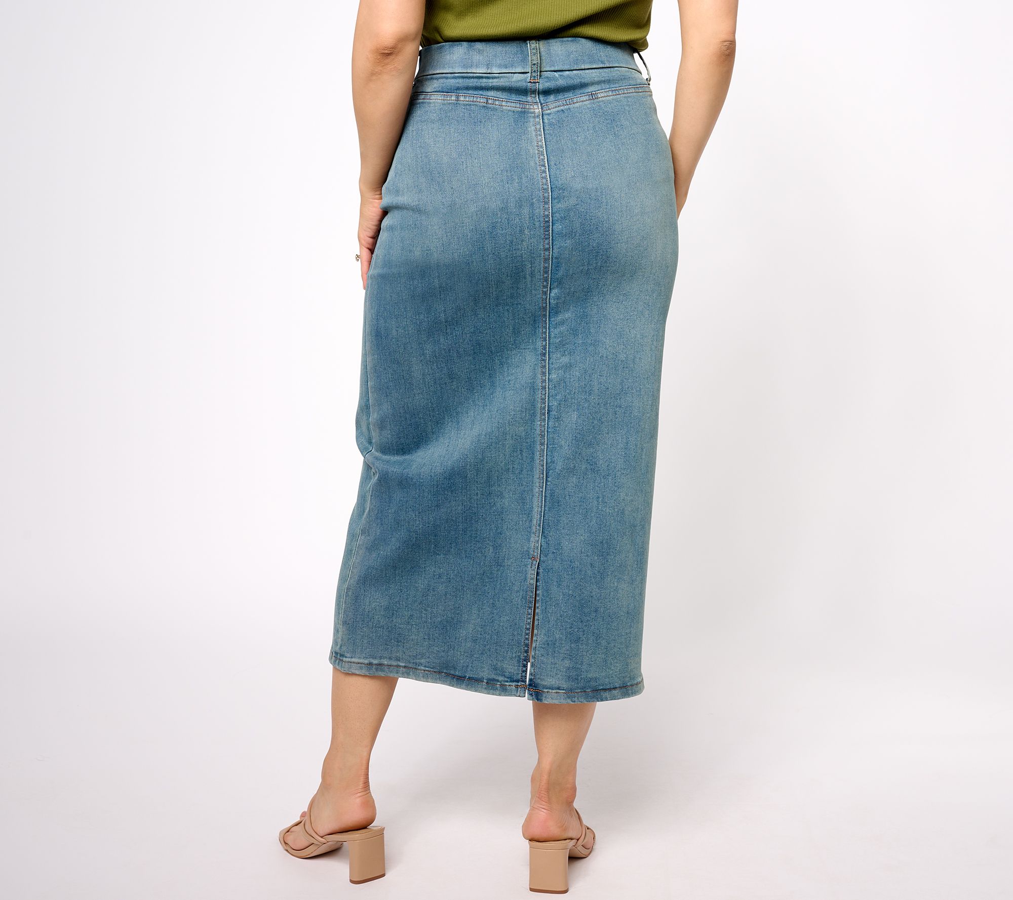 Denim 2024 skirt qvc