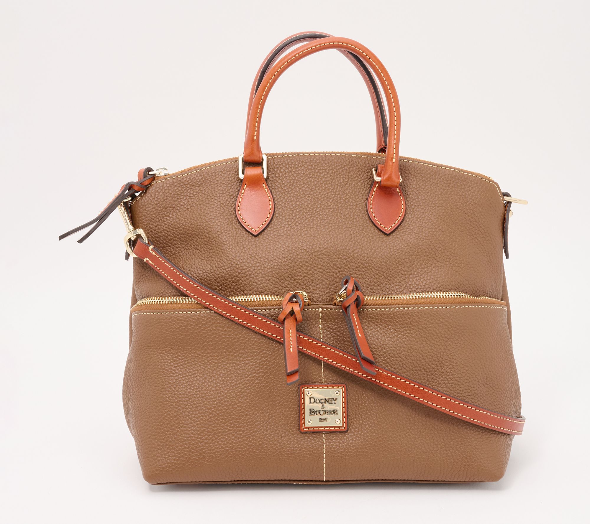 Dooney & Bourke Archives 2010 Pebble Leather Pocket Satchel