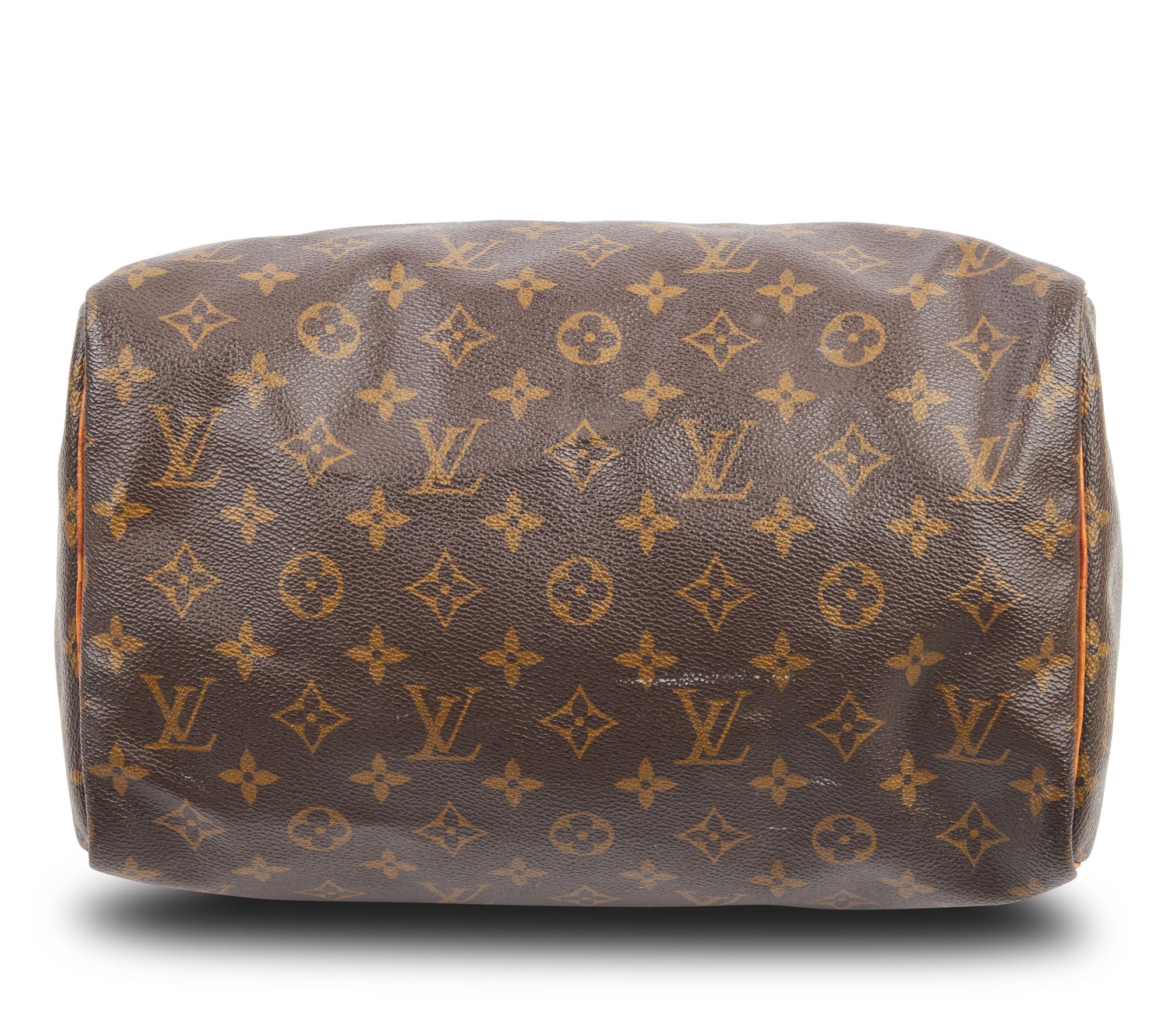 Louis Vuitton Logo Stencil Brand Handbag, 30, text, service