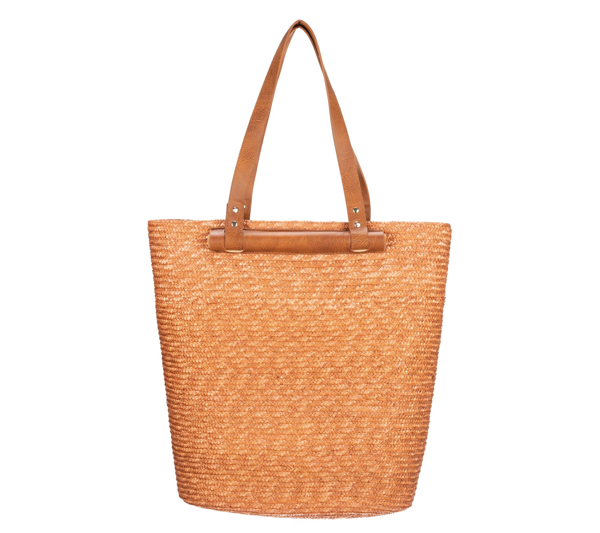 Qvc straw online handbags