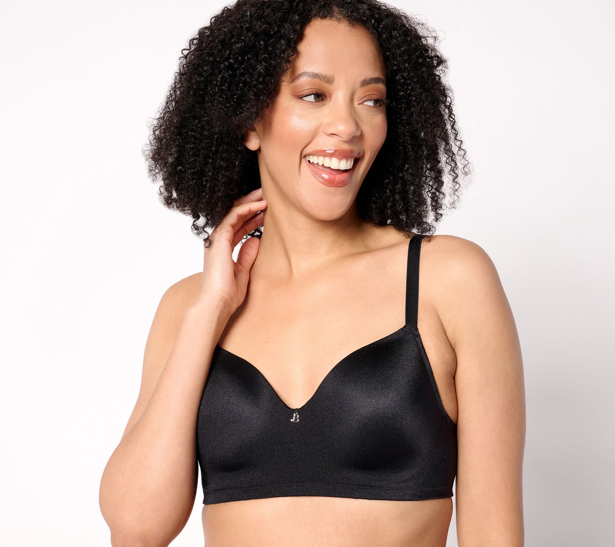 Breezies Shimmer Microfiber Wirefree T-Shirt Bra