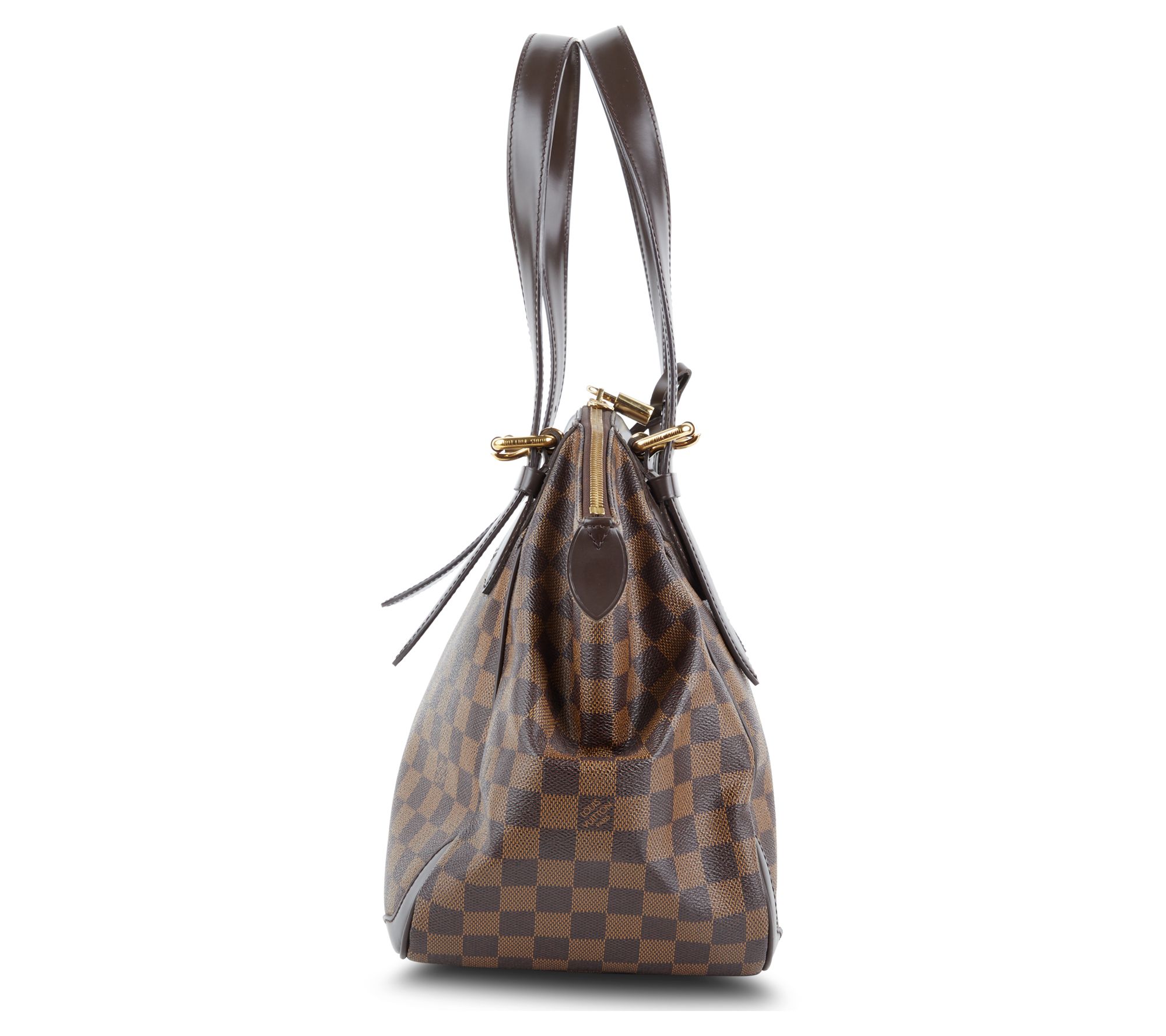 Verona cloth handbag Louis Vuitton Brown in Cloth - 34748992