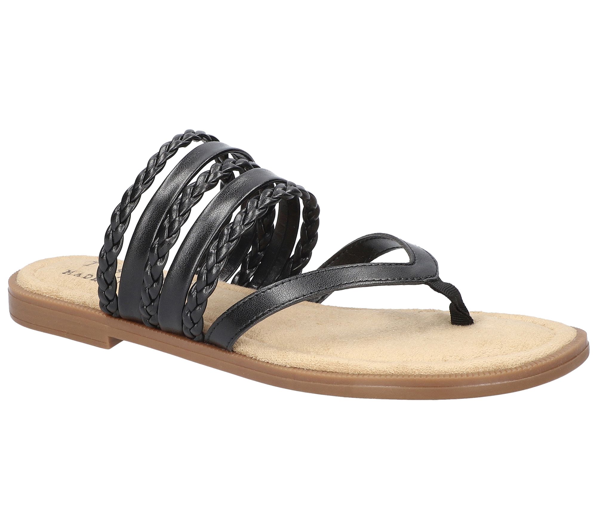 Tuscany by Easy Street Thong Sandals Anji QVC