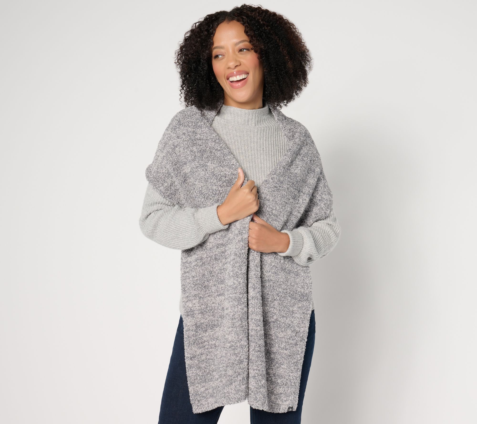 Barefoot Dreams CozyChic Heathered Scarf