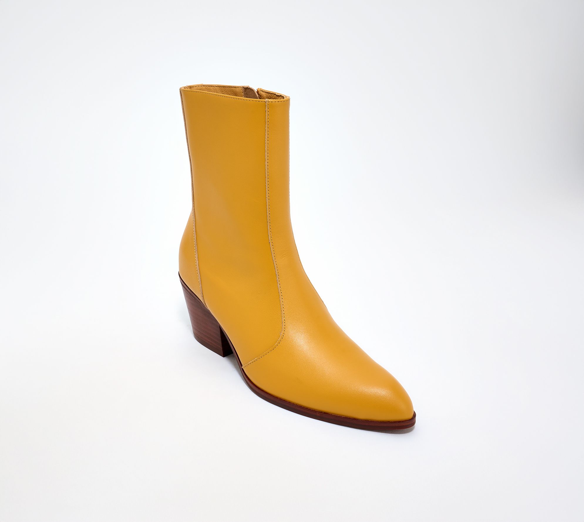Intentionally Blank Leather Mid Shaft Boots- Flair