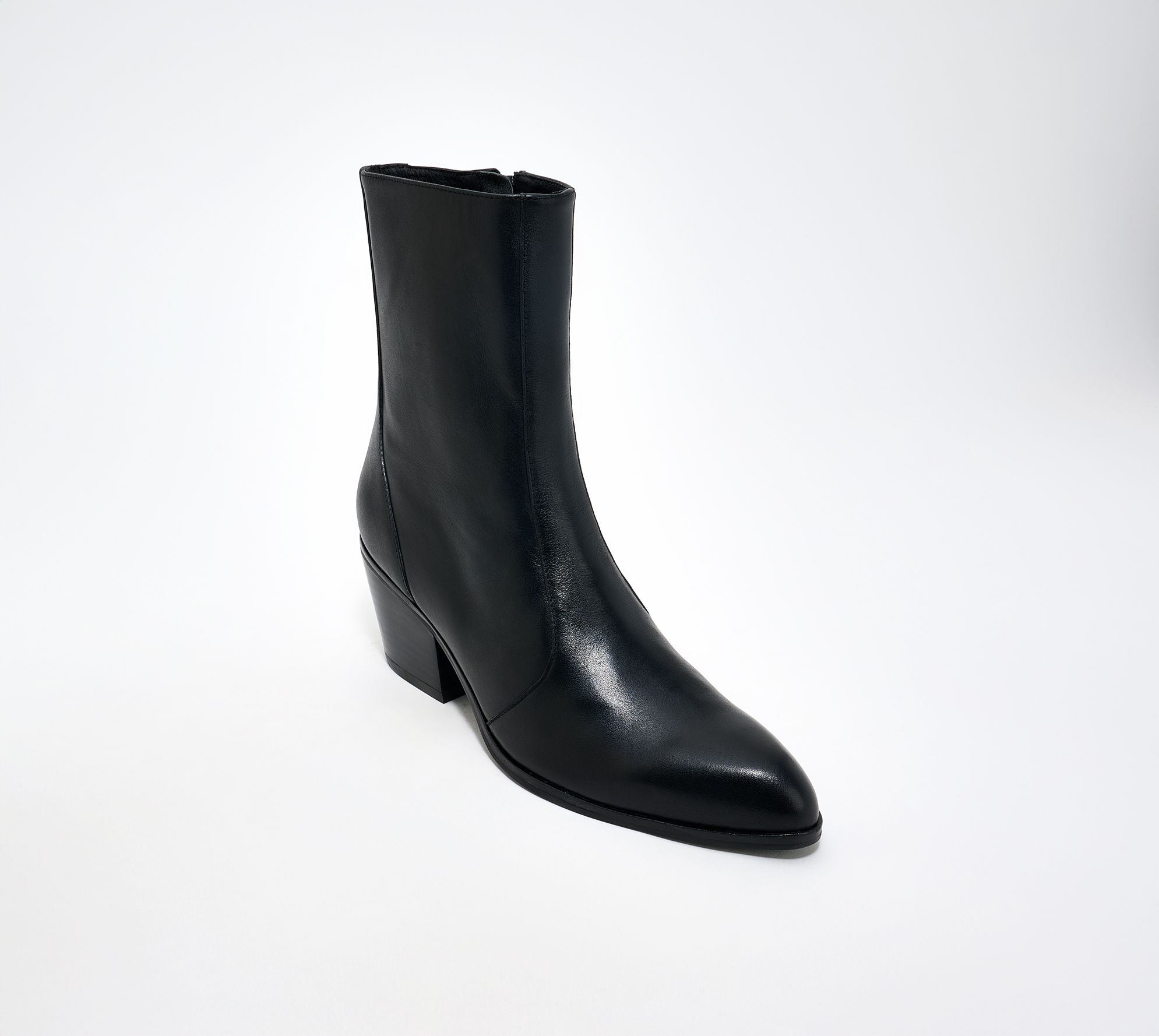 Intentionally Blank Leather Mid Shaft Boots- Flair