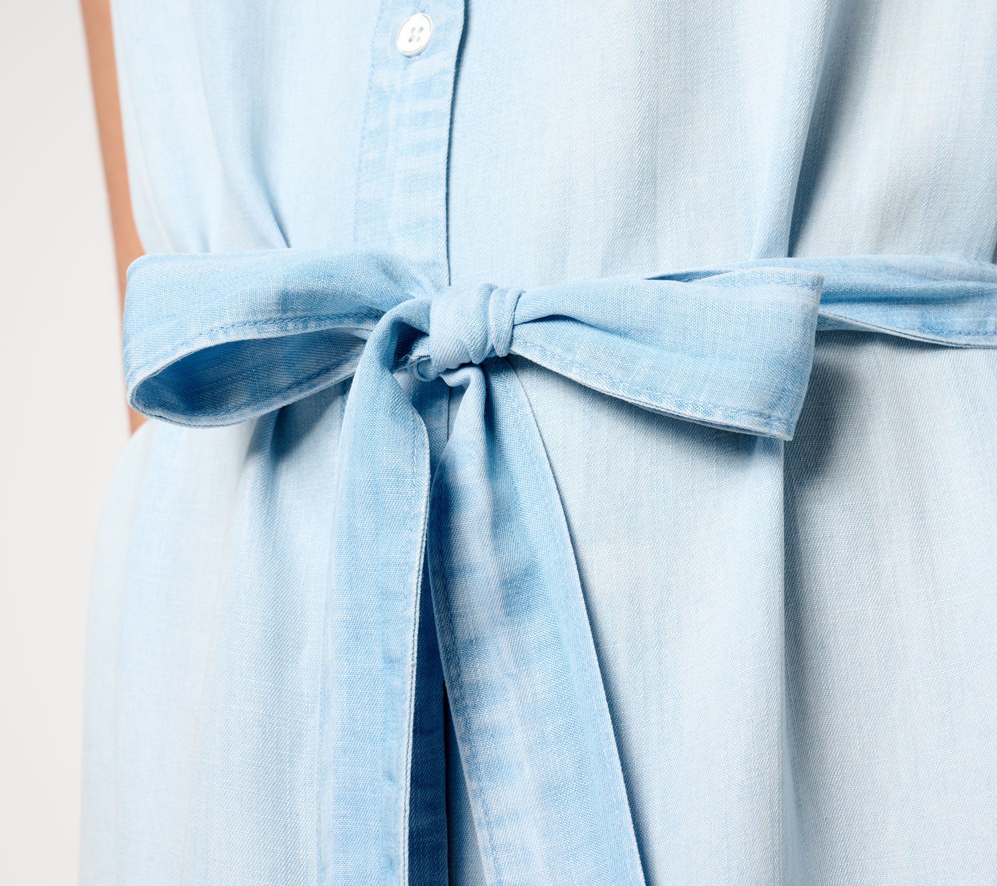 ACEWIN Tie Detail T-Shirt Hem Split Dress (Size S-XL) 703194