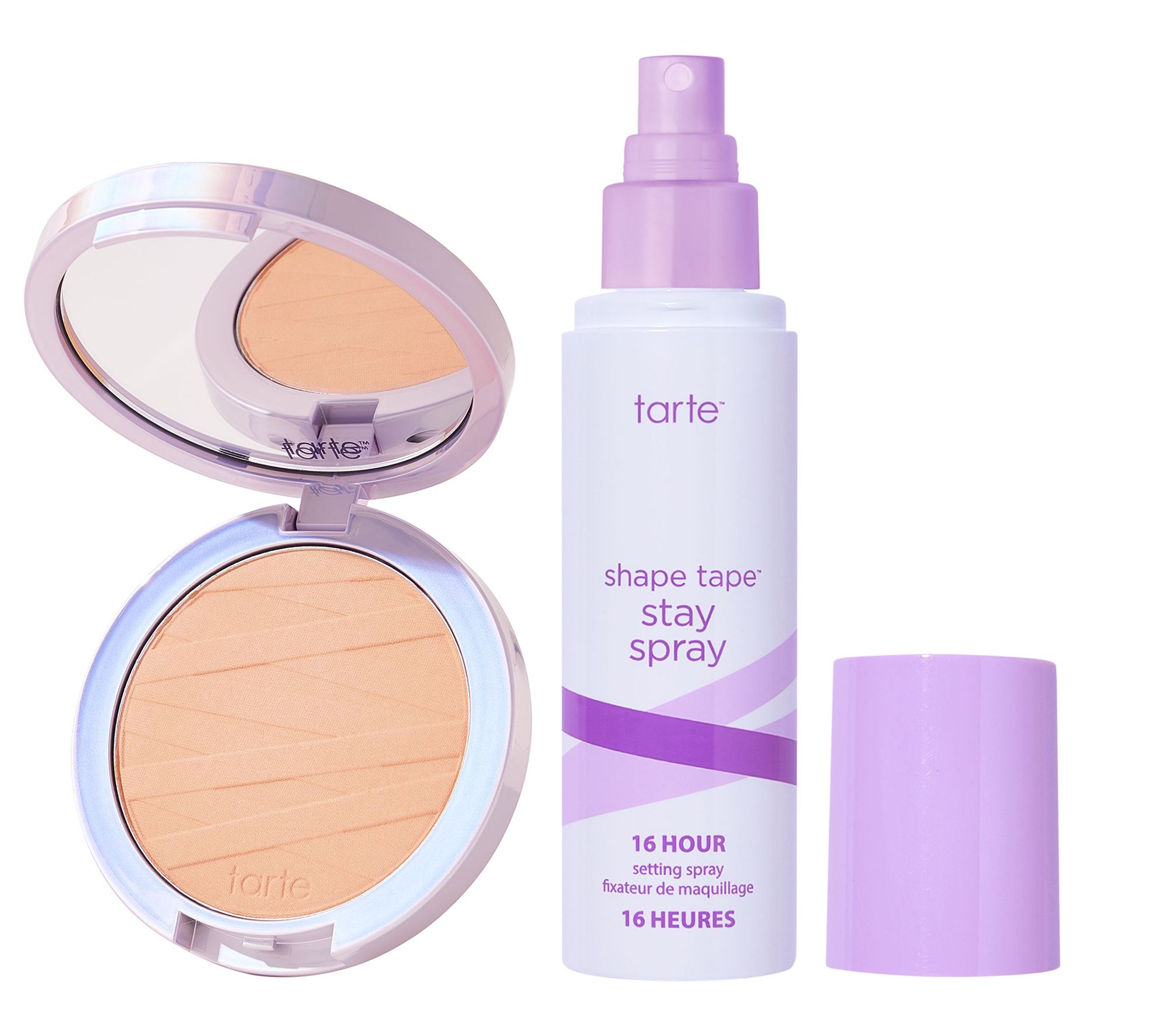 tarte Face Tape Pressed Powder with Stay Spray Setting Spray