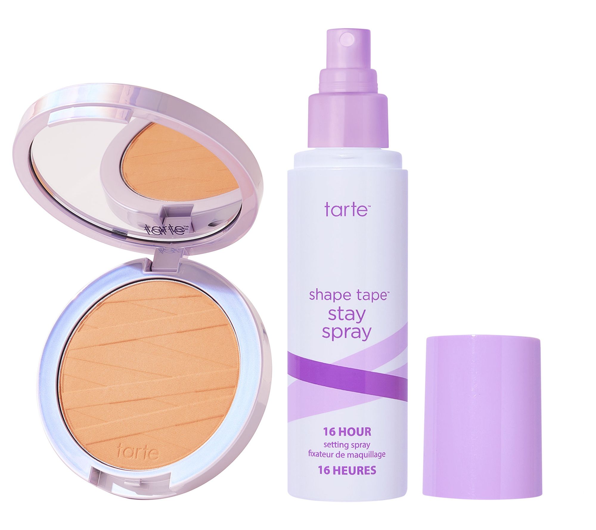 tarte Face Tape Pressed Powder with Stay Spray Setting Spray