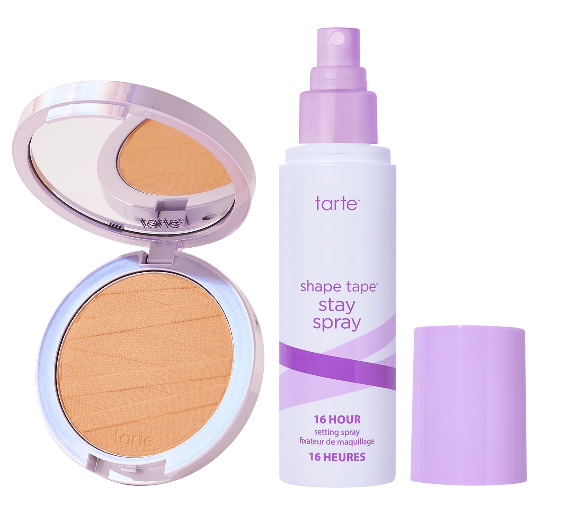 tarte Face Tape Pressed Powder with Stay Spray Setting Spray