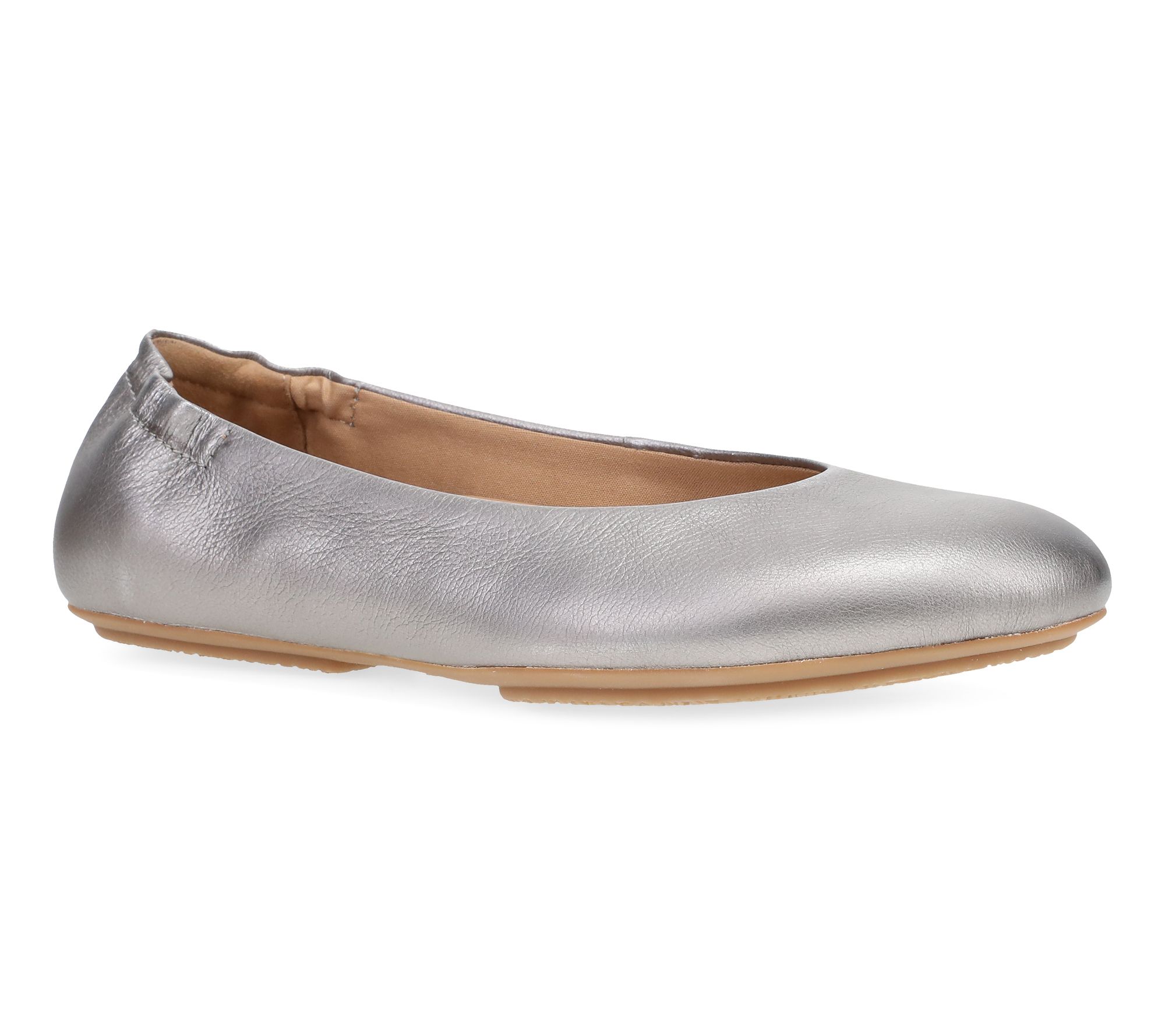 Dansko Pewter Metallic Slip On Ballet Flat- Mol lie