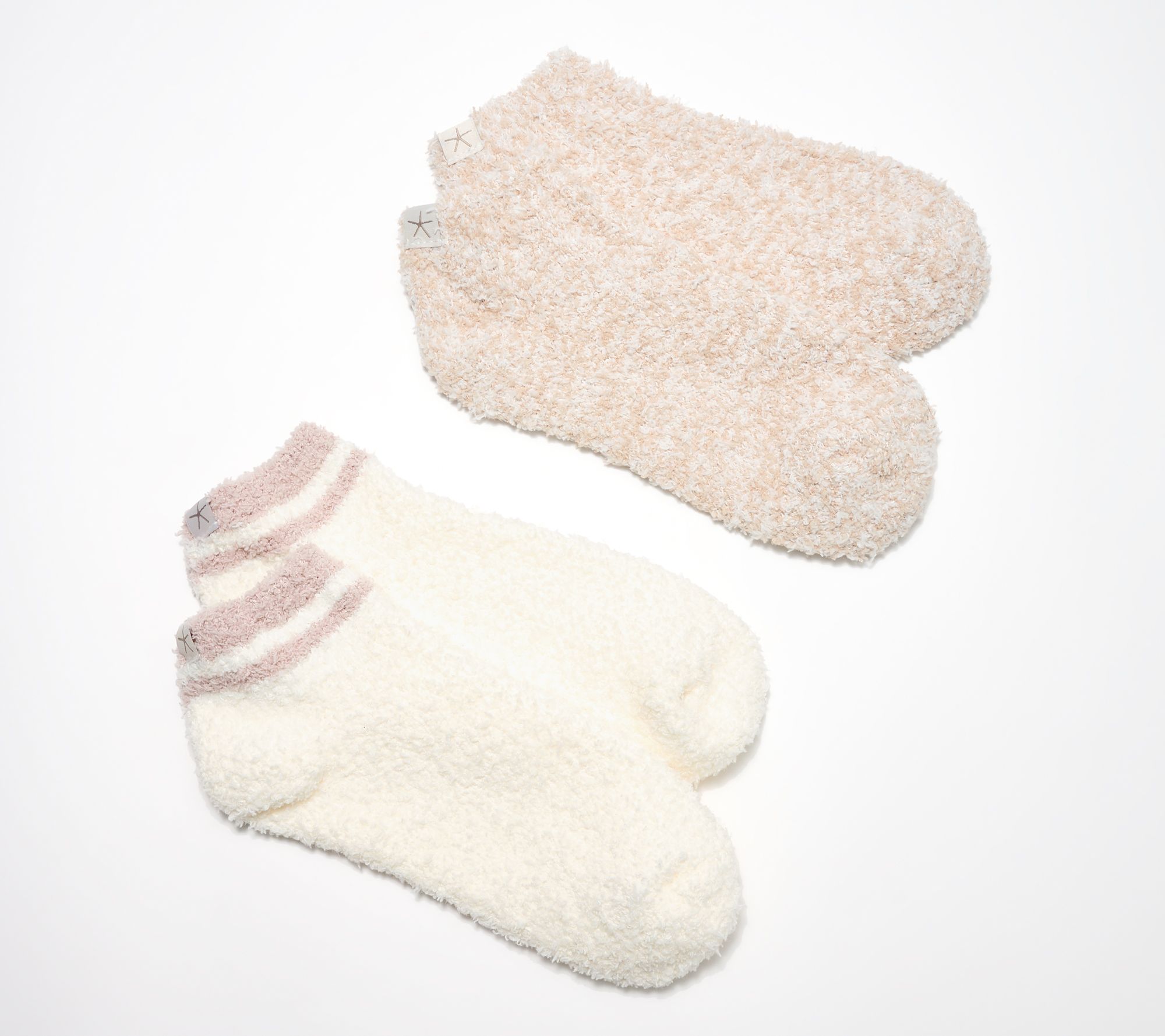 Barefoot Dreams CozyChic Set of 2 Ankle Socks