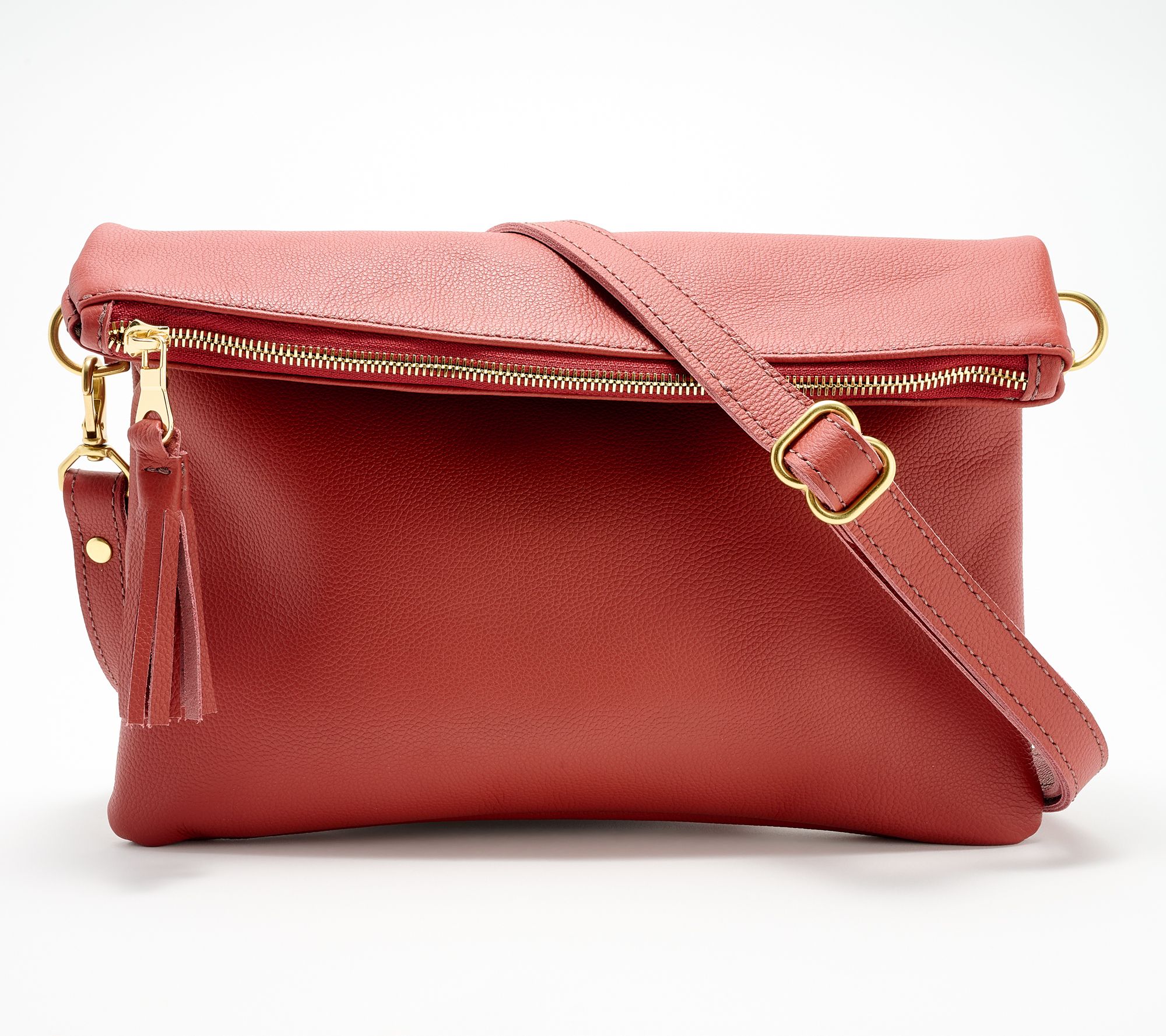 Parker Clay Makeda Leather Foldover Crossbody