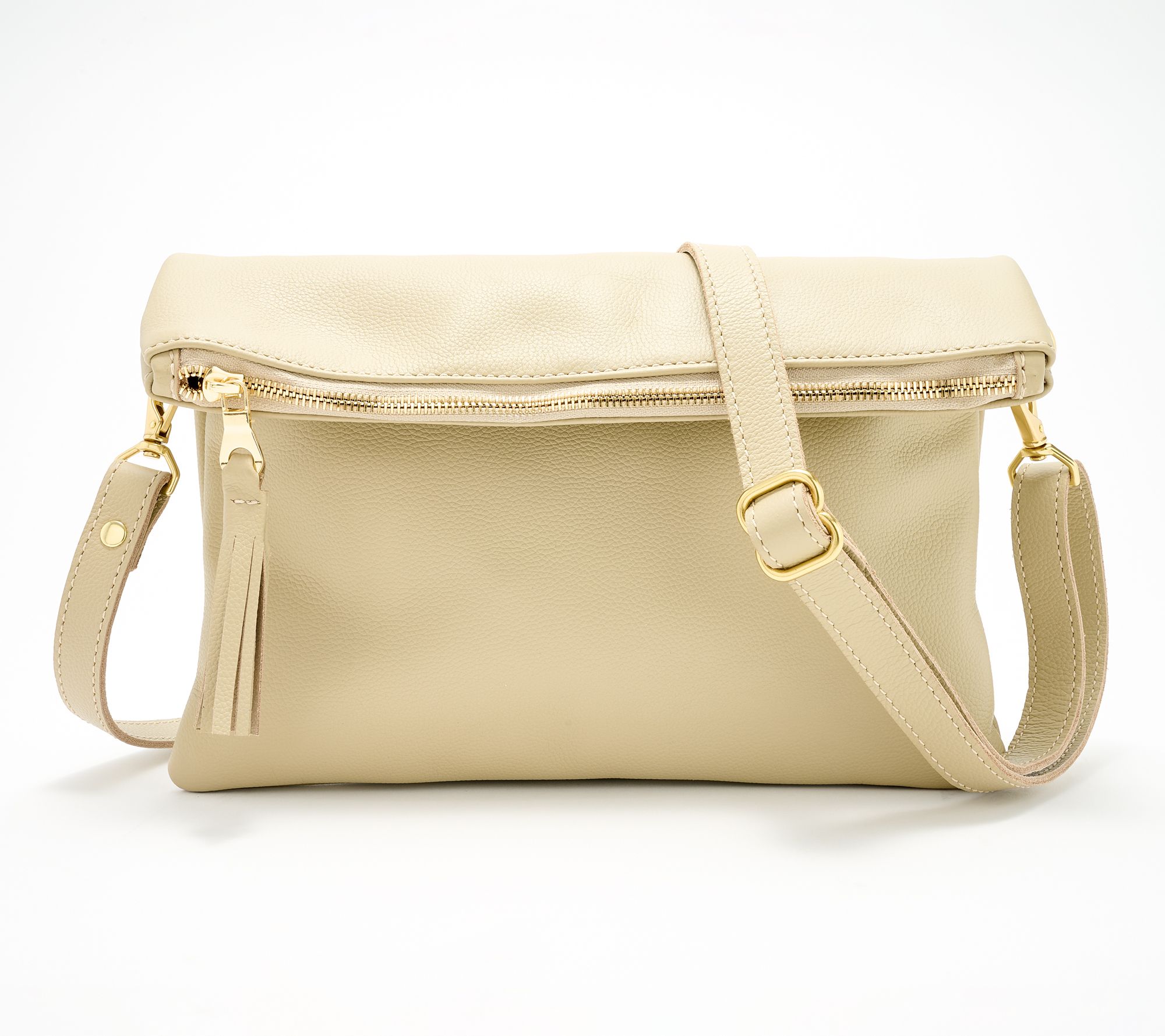 Parker Clay Makeda Leather Foldover Crossbody
