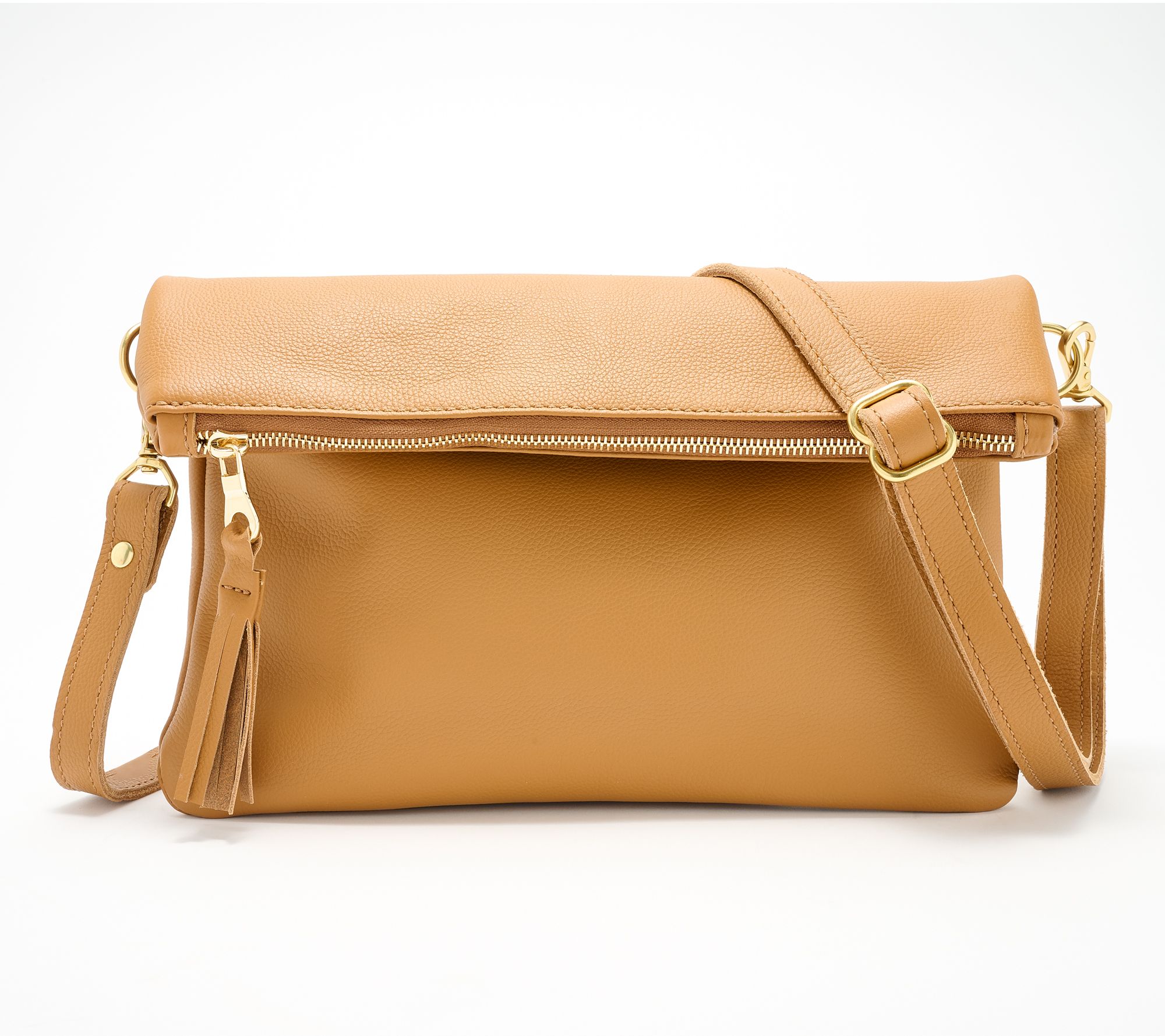 Parker Clay Makeda Leather Foldover Crossbody