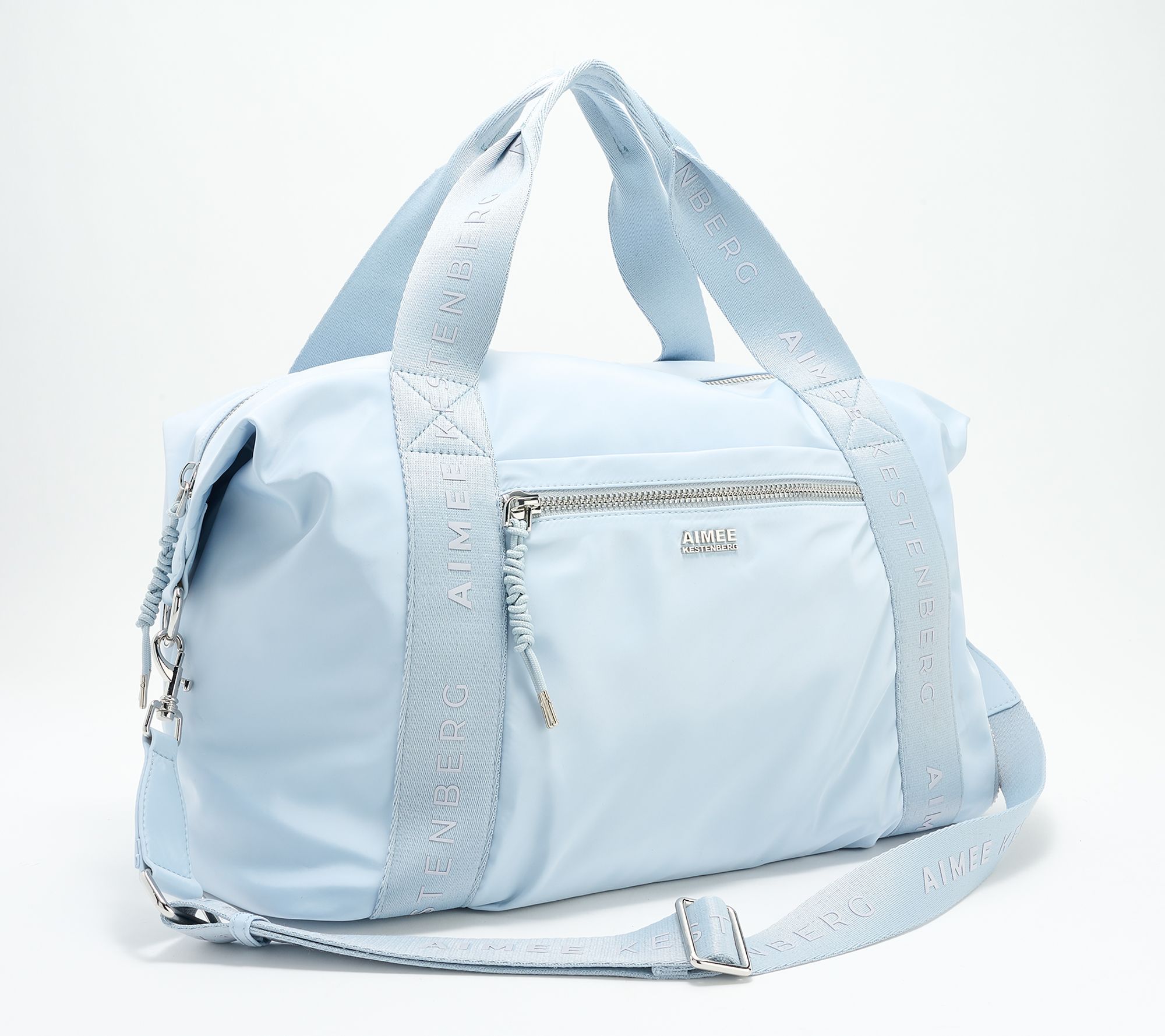 As Is Aimee Kestenberg Nylon Duffle with Crossbody Strap