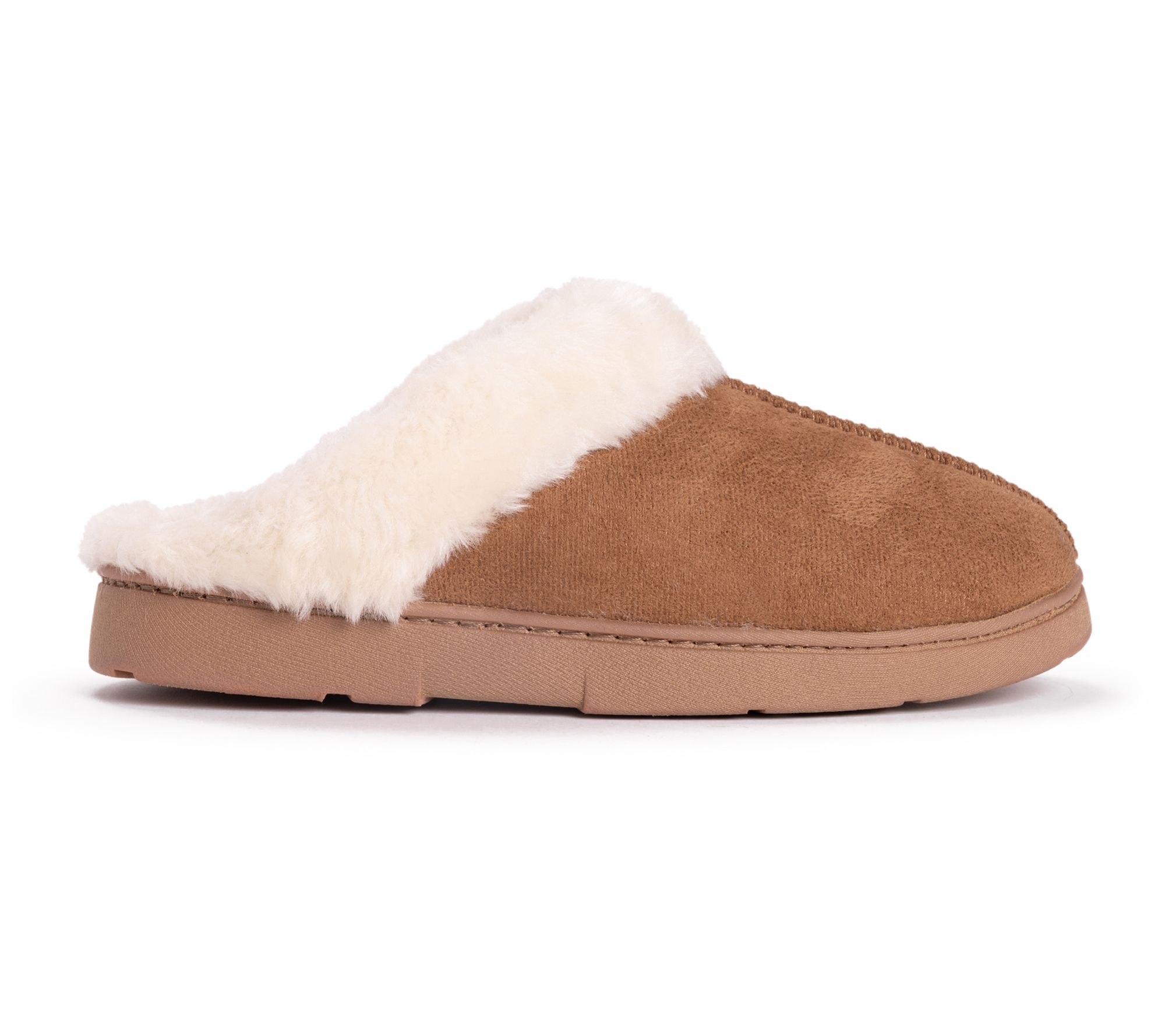 MUK LUKS Women's Indoor/Outdoor Faux Fur Clog
