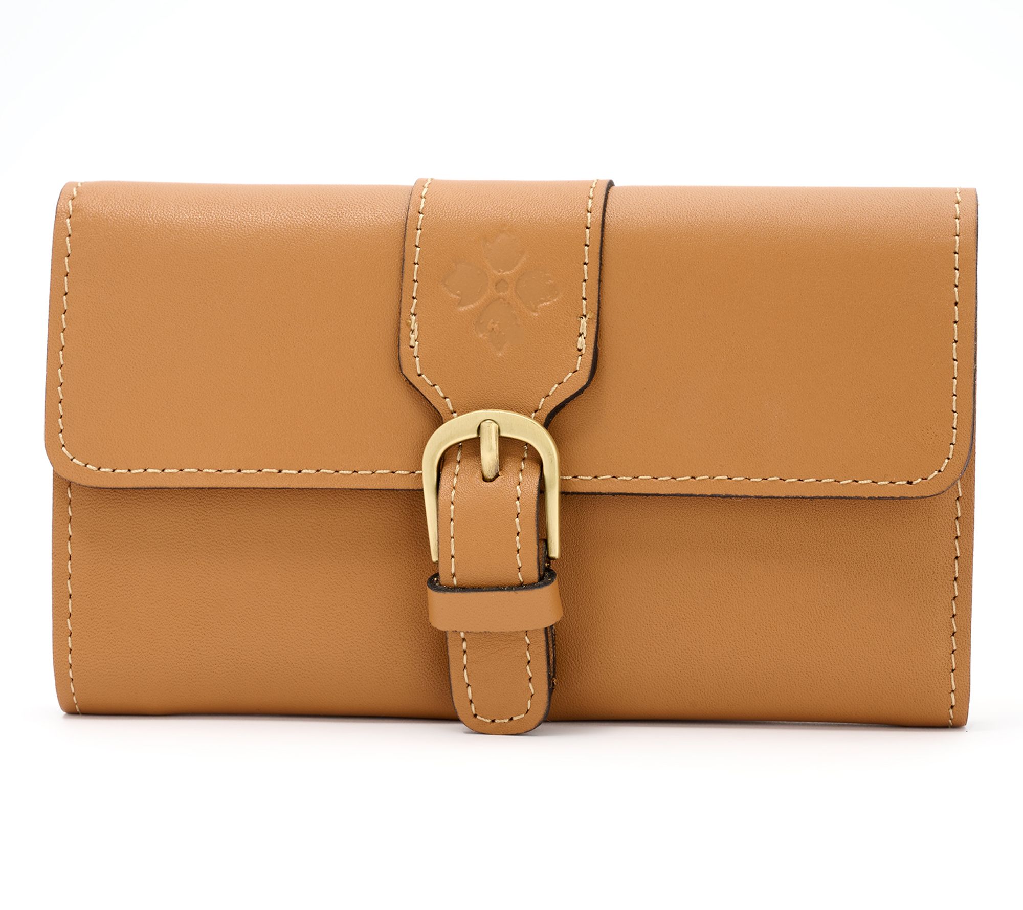 "As Is" Patricia Nash Lottie Leather Flap Wallet