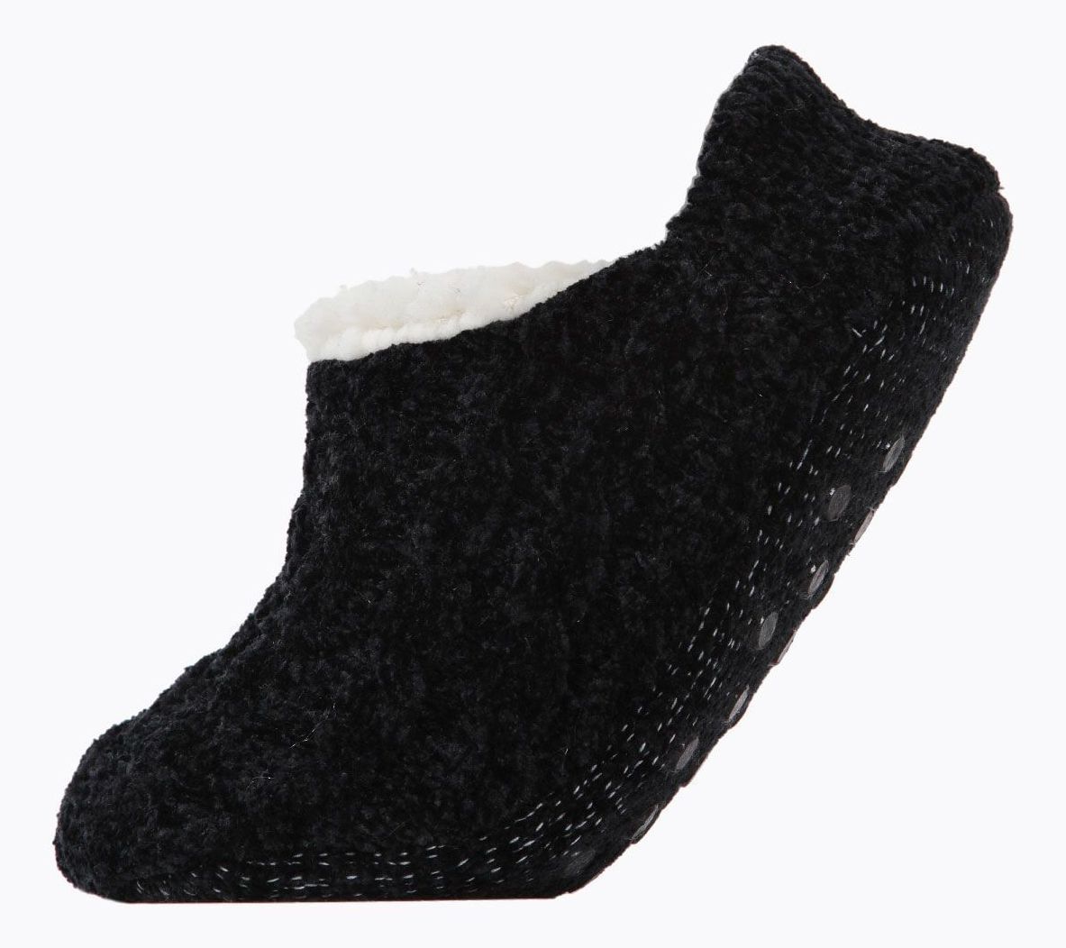 MeMoi Women's Classic Cable Knit Chenille Non-Skid Slipper
