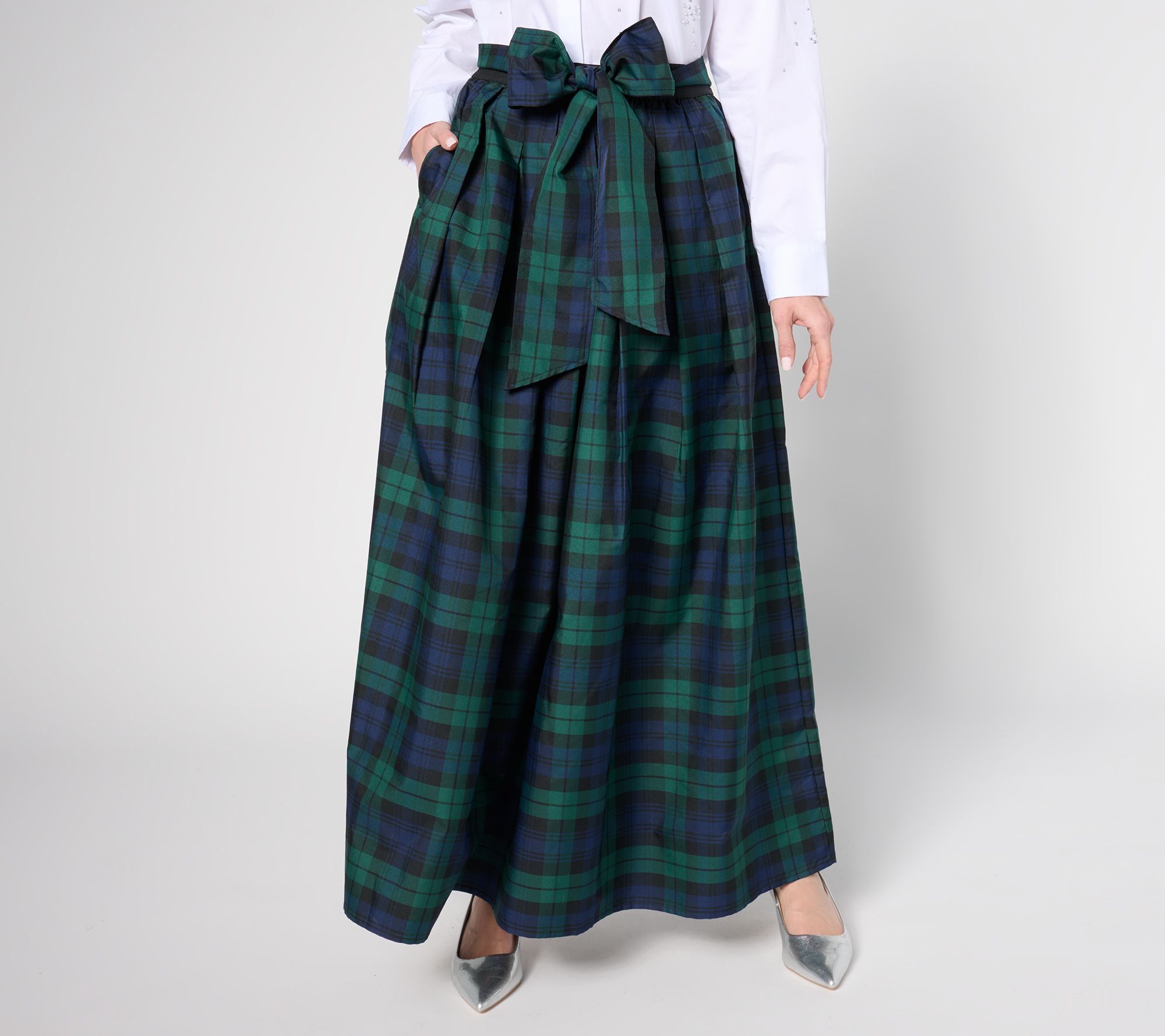 "As Is" Joan Rivers Red Carpet Regular Pull On Maxi Skirt