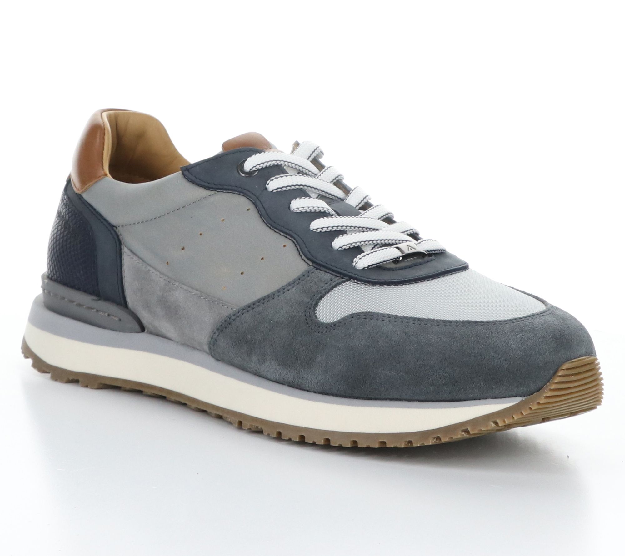 Ambitious Suede/Leather Lace Up  Shoe  - 13939