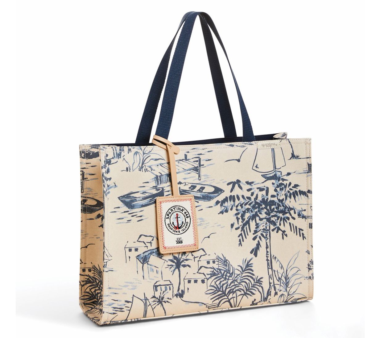 Spartina 449 Market Tote Daise Seascape