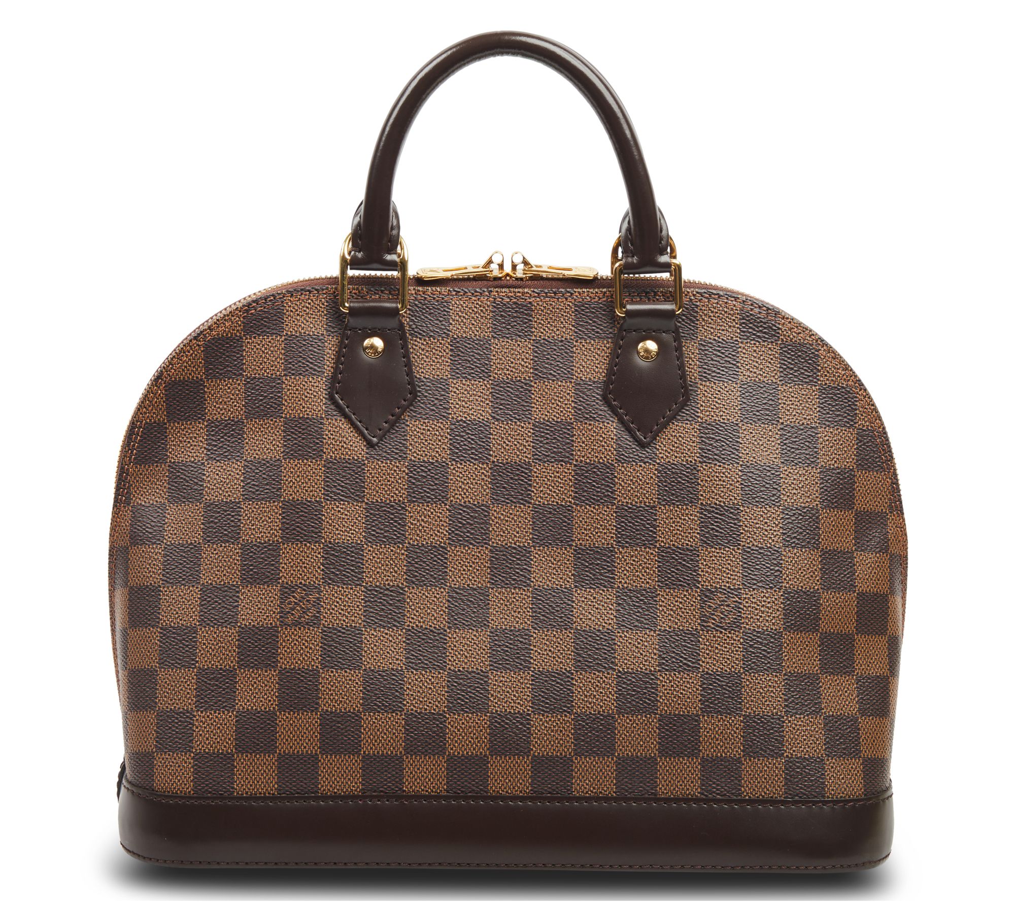  Pre-Owned Louis Vuitton Alma PM Damier Ebene Brown