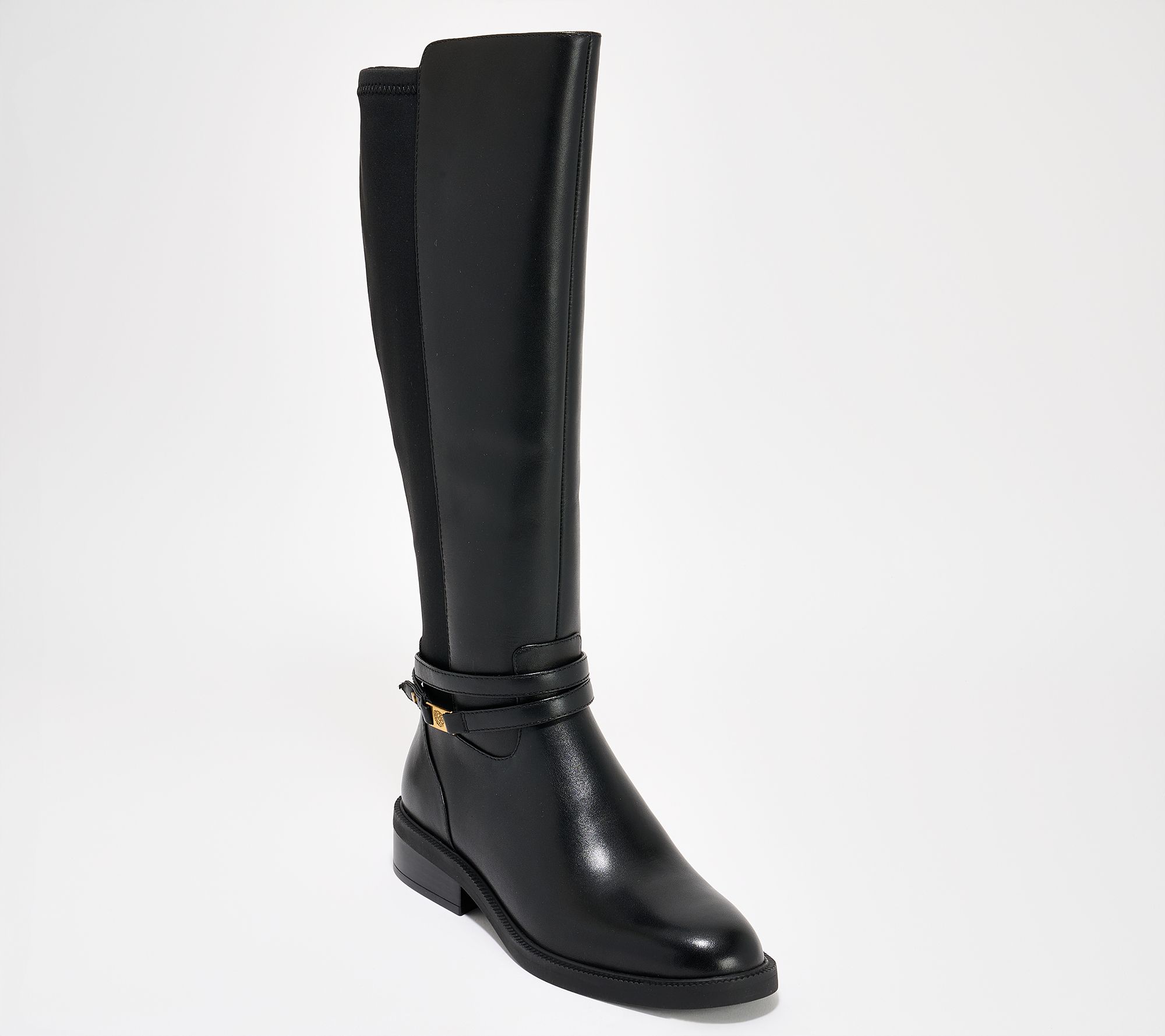 Vince Camuto Medium Calf Leather or Suede Tall Boot - Amabel