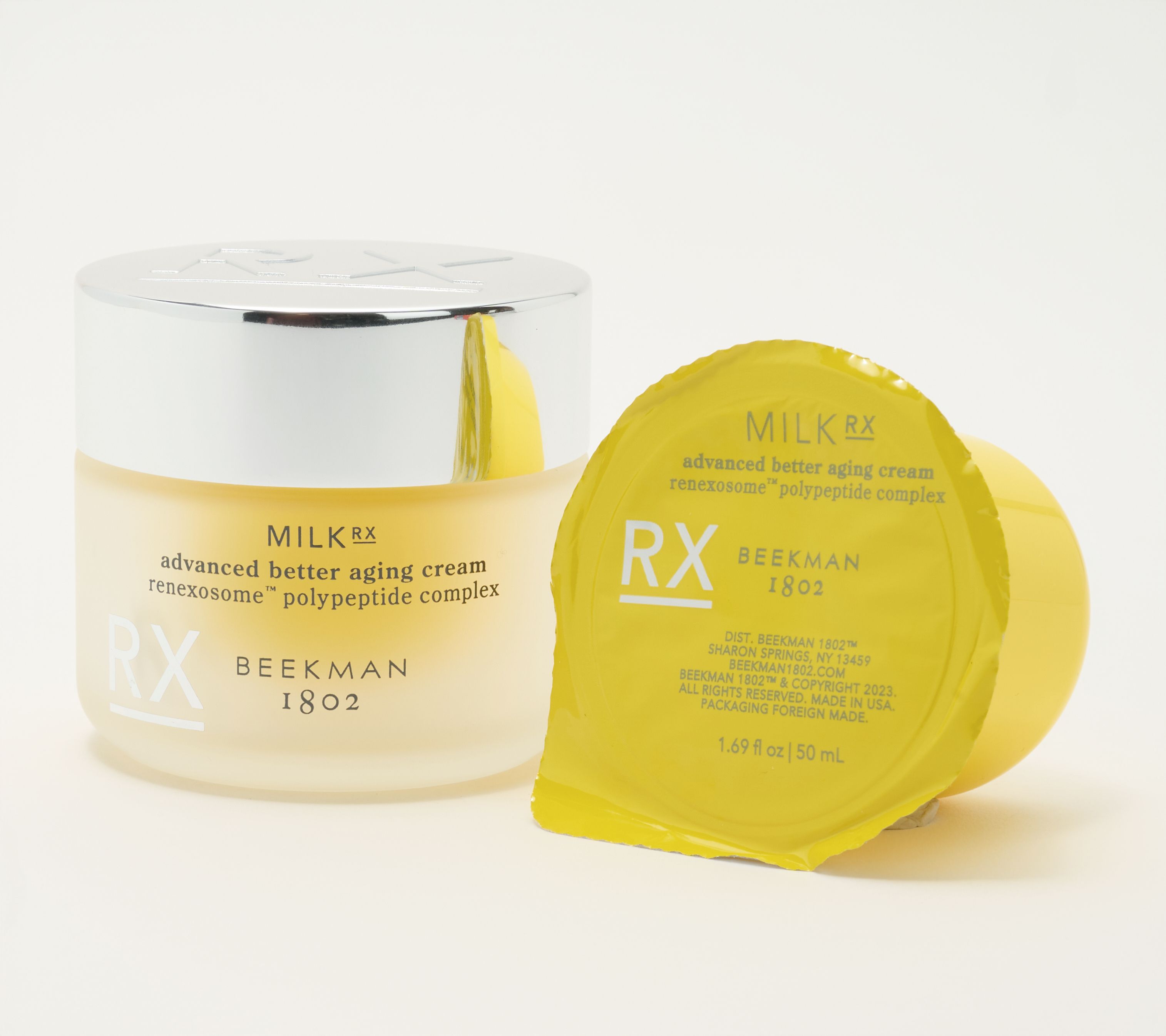 Beekman 1802 Milk RX Advanced Better Aging Cream w/ Refill Pod