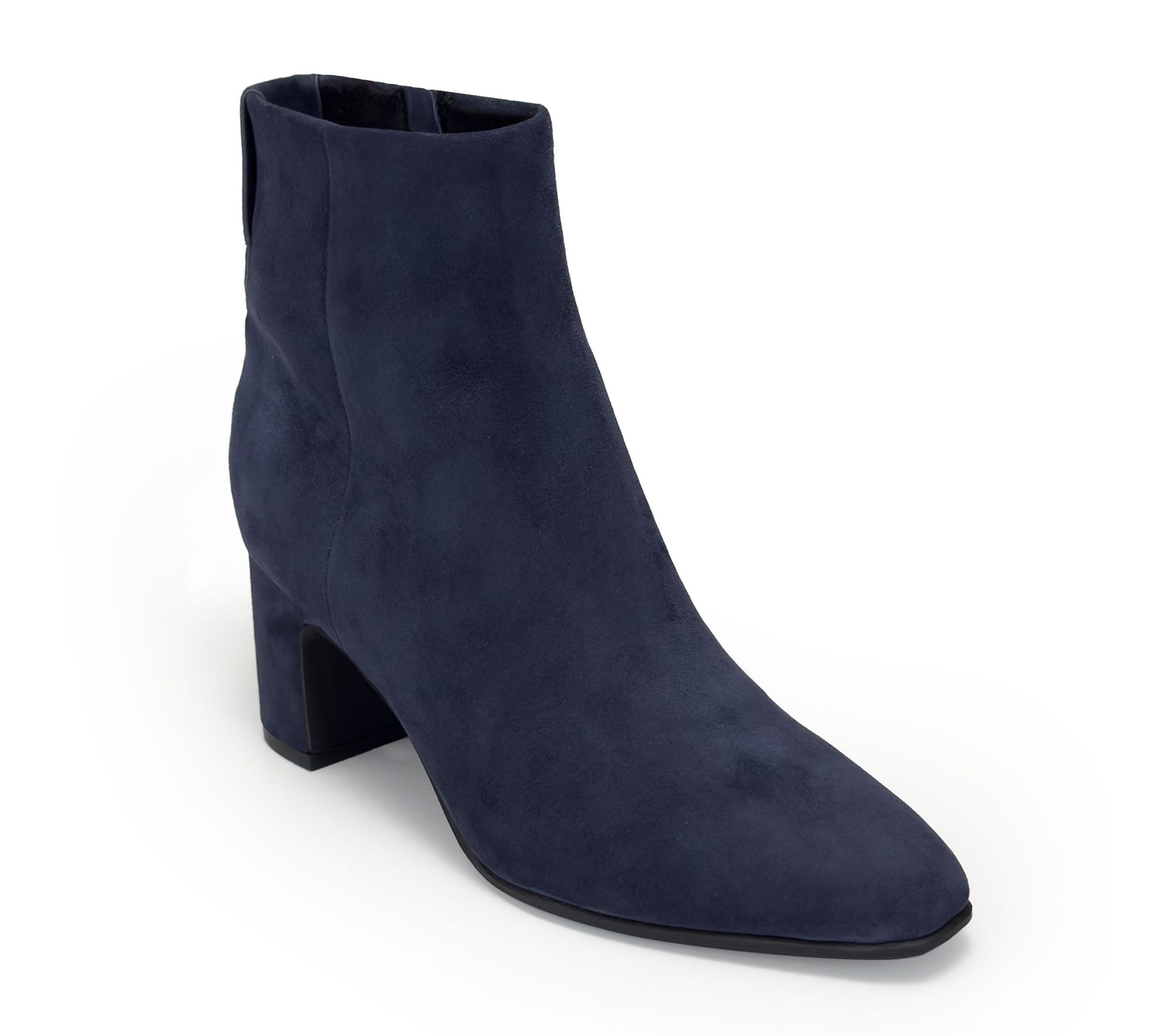 Aerosoles Leather Heeled Ankle Boots - Mari