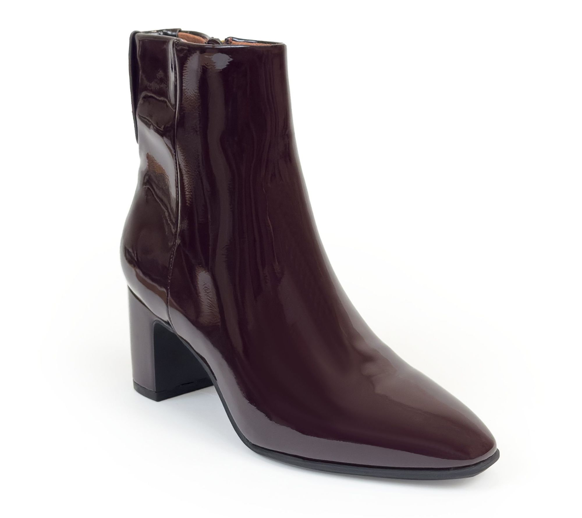 Aerosoles Leather Heeled Ankle Boots - Mari