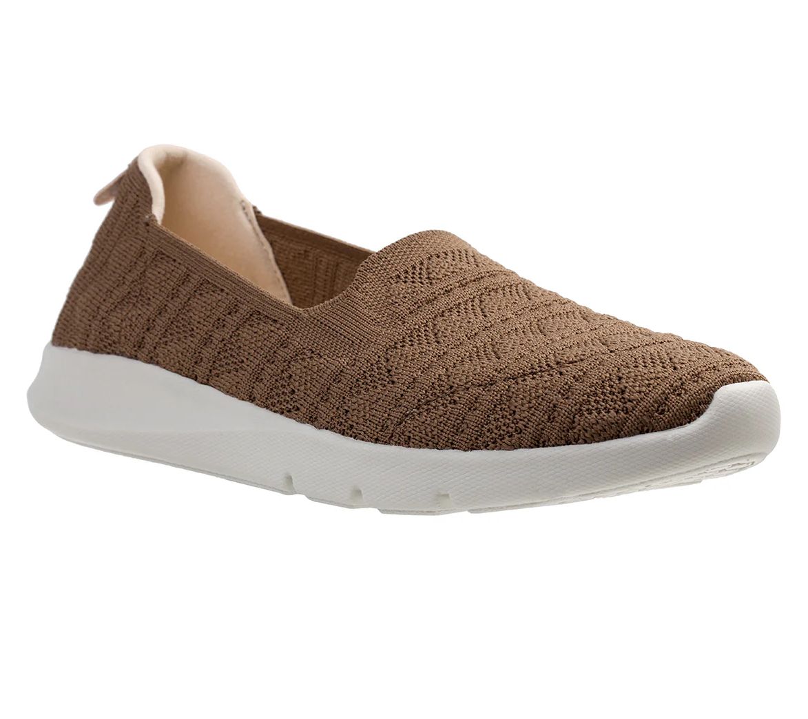 Spenco Orthotic Knit Slip-Ons - Comfort Stretch Crochet