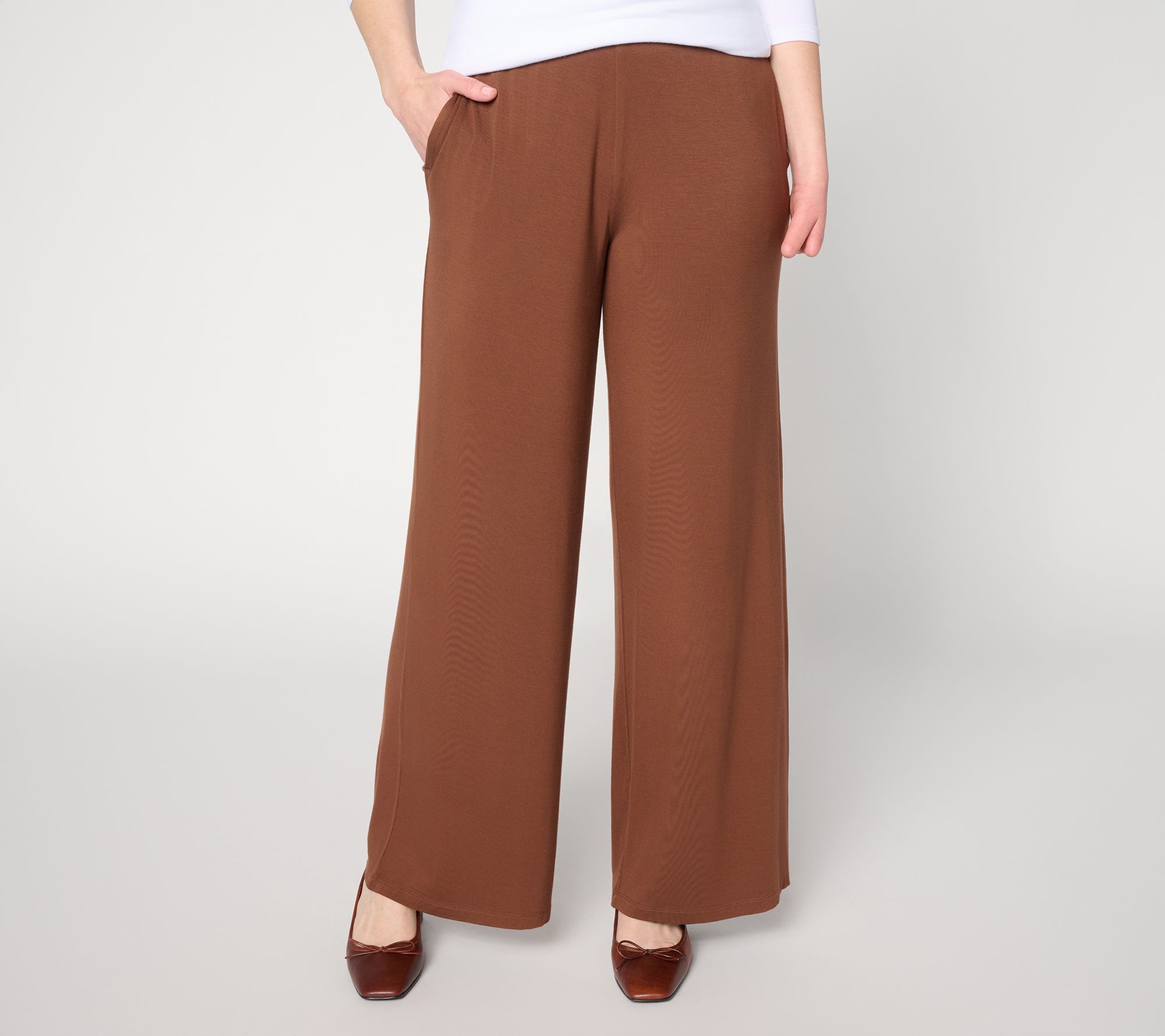 Joan Rivers Regular Full Length Palazzo Pants