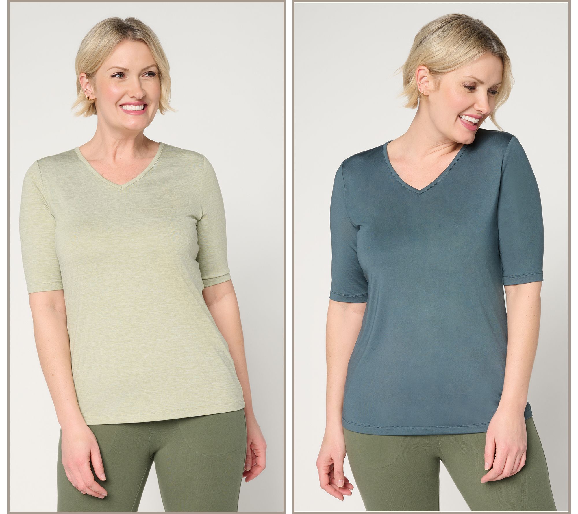 Denim & Co. Active Cool to the Touch 2-Pack Tops