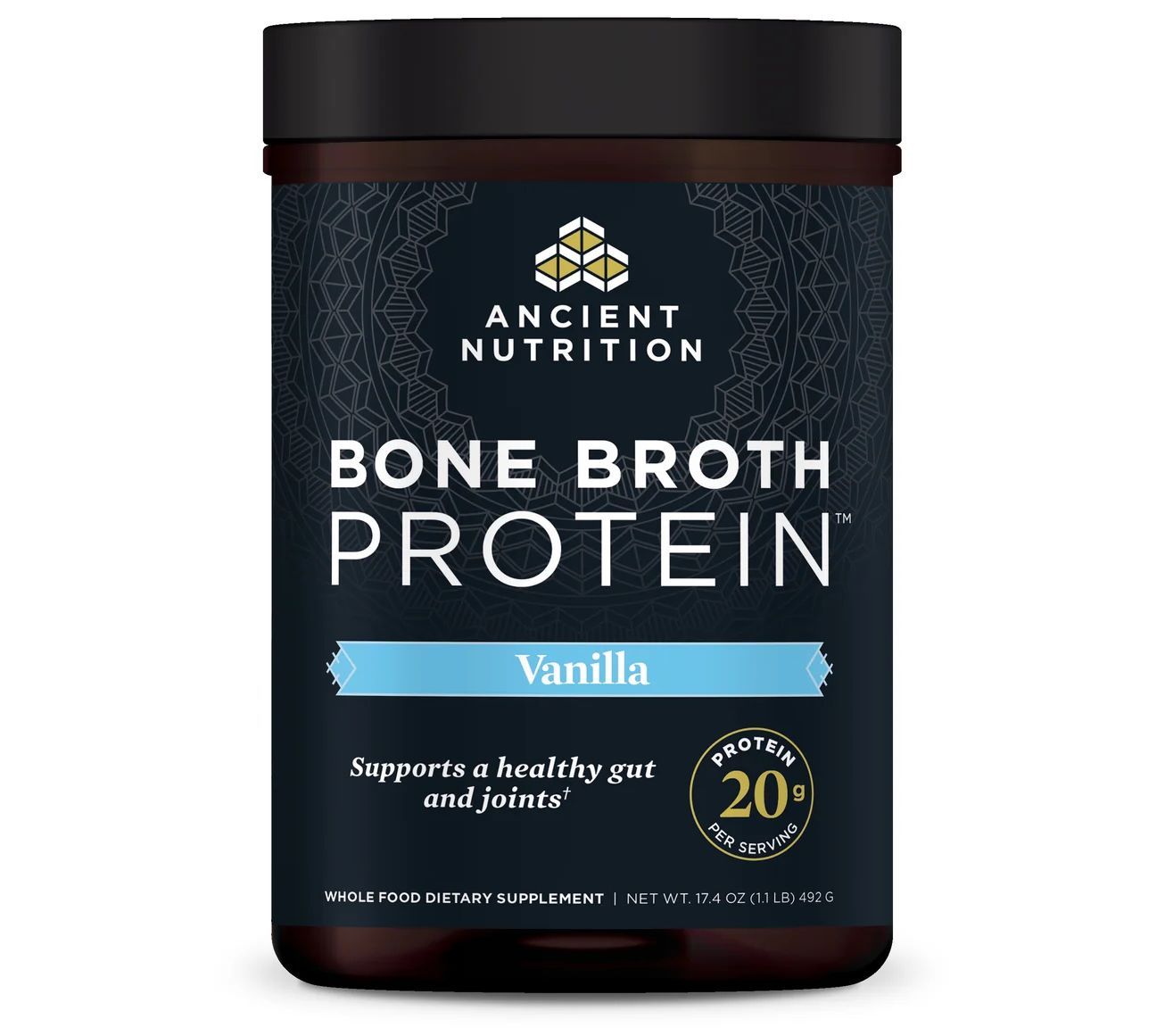 Ancient Nutrition Bone Broth with Collagen Protein 20-Serv