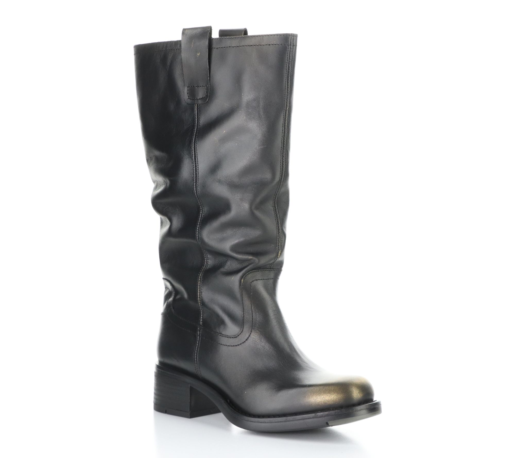 Fly London Clark Pull-On Leather Slouch Boot