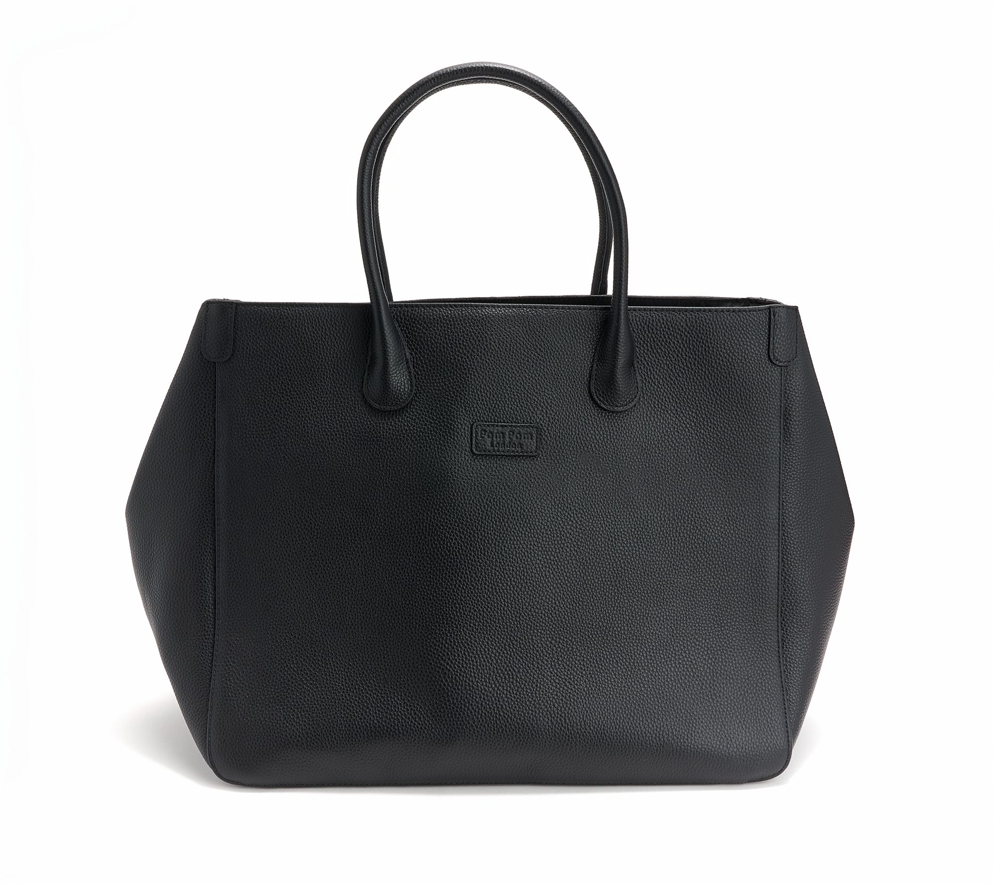 Pom Pom London Leather Camden Overnight Bag