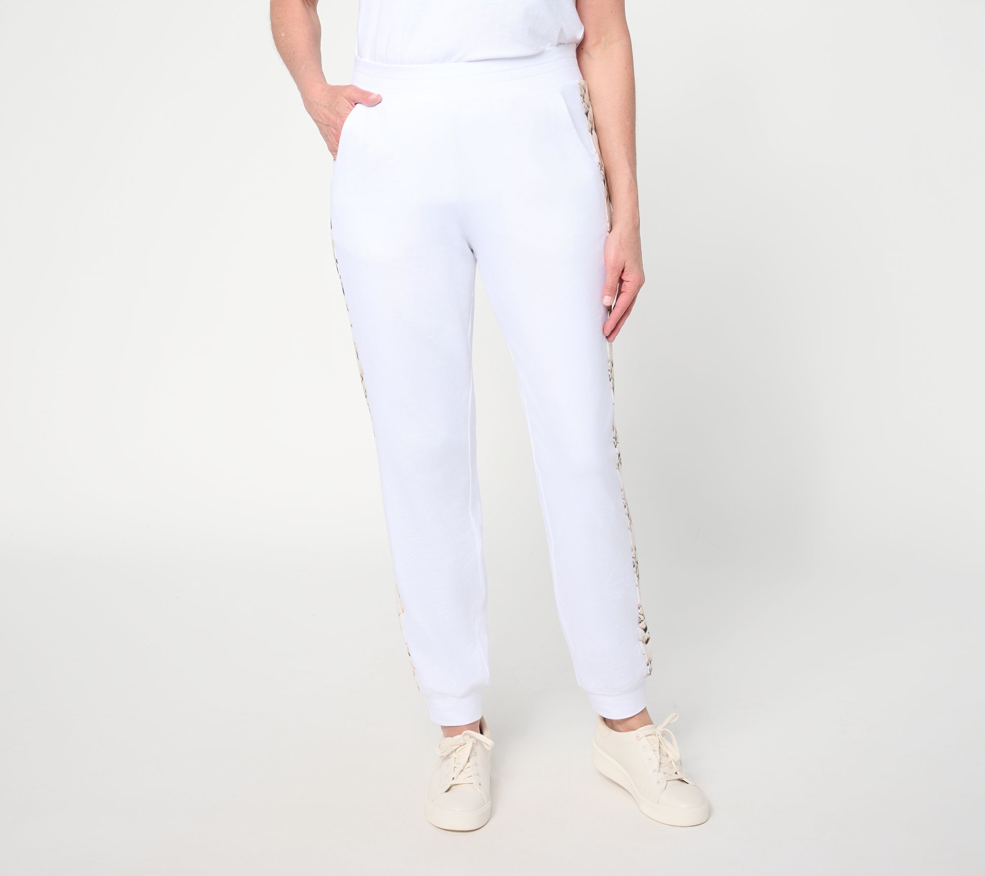 Belle Body by Kim Gravel Petite French Terry Jogger