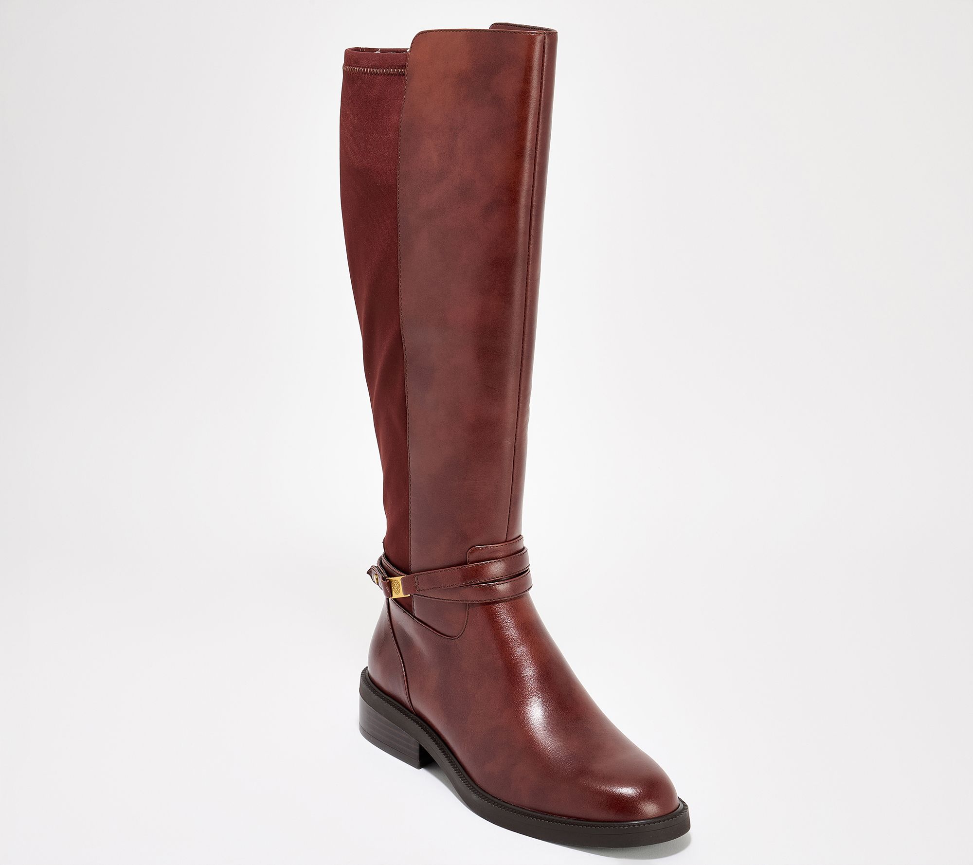  "As Is" Vince Camuto Medium Calf Leather or Suede Tall Boot - Amabel