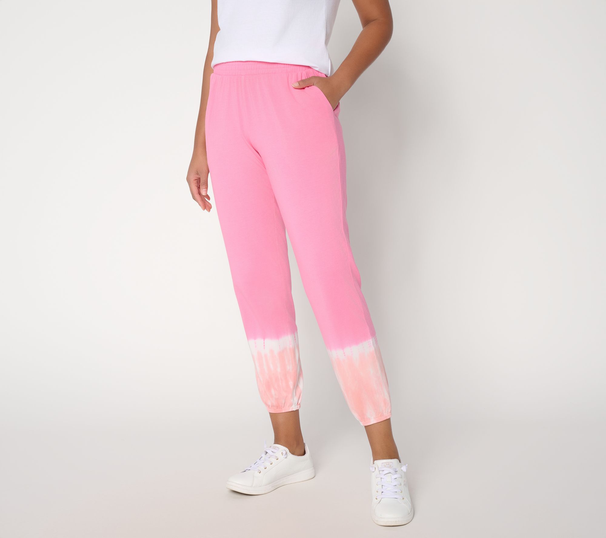 Anybody Petite Cozy Jersey Tye Dye Jogger