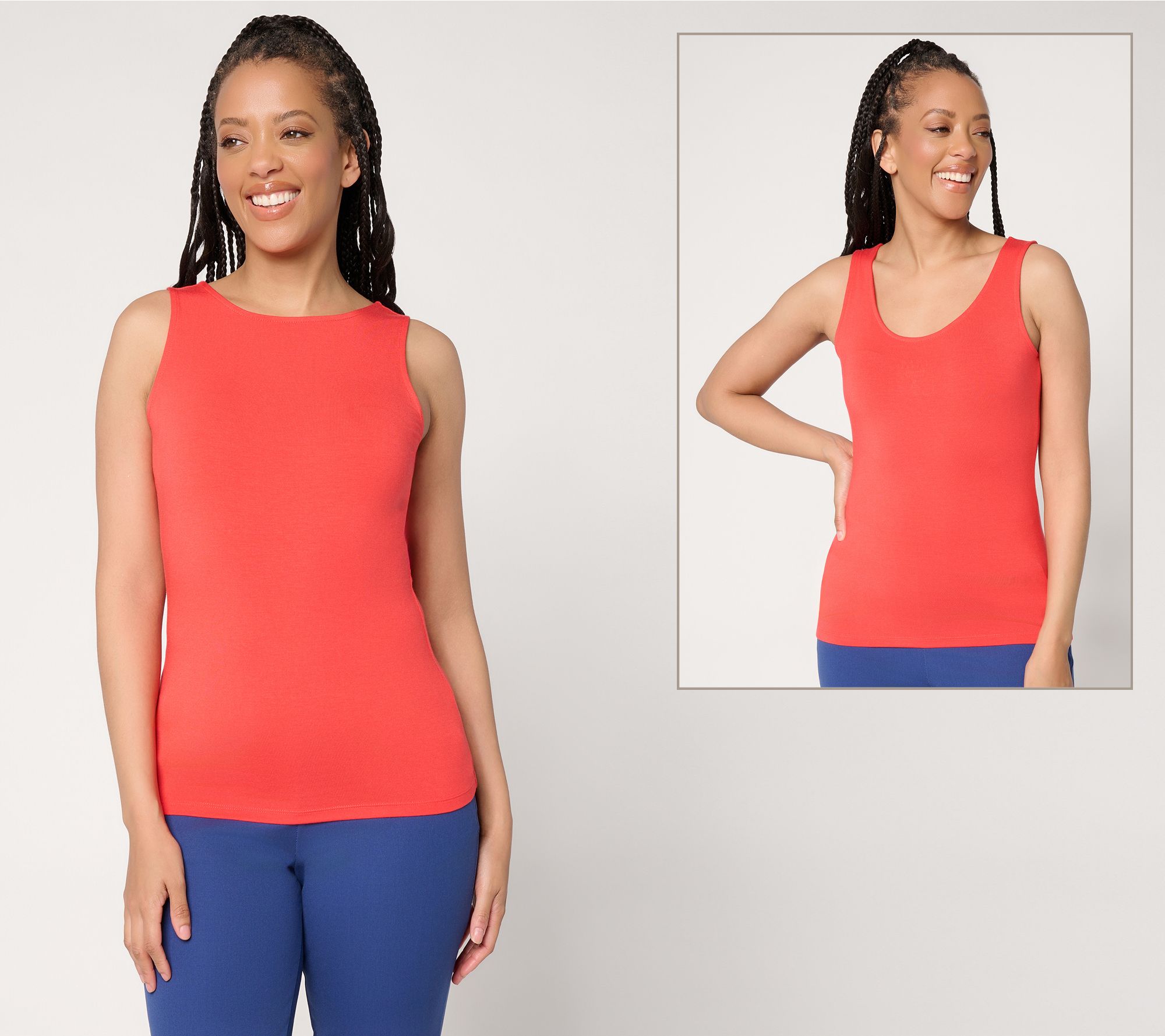Joan Rivers Wardrobe Builders ButterSoft High Neck Tank