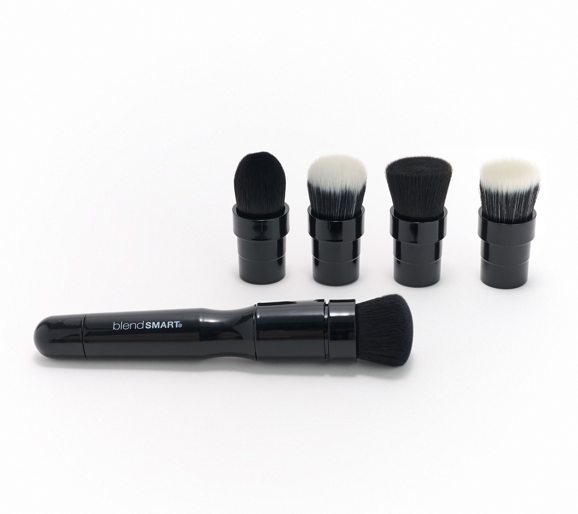blendSMART Electric Rotating Makeup Handle & Brush 5PC Set