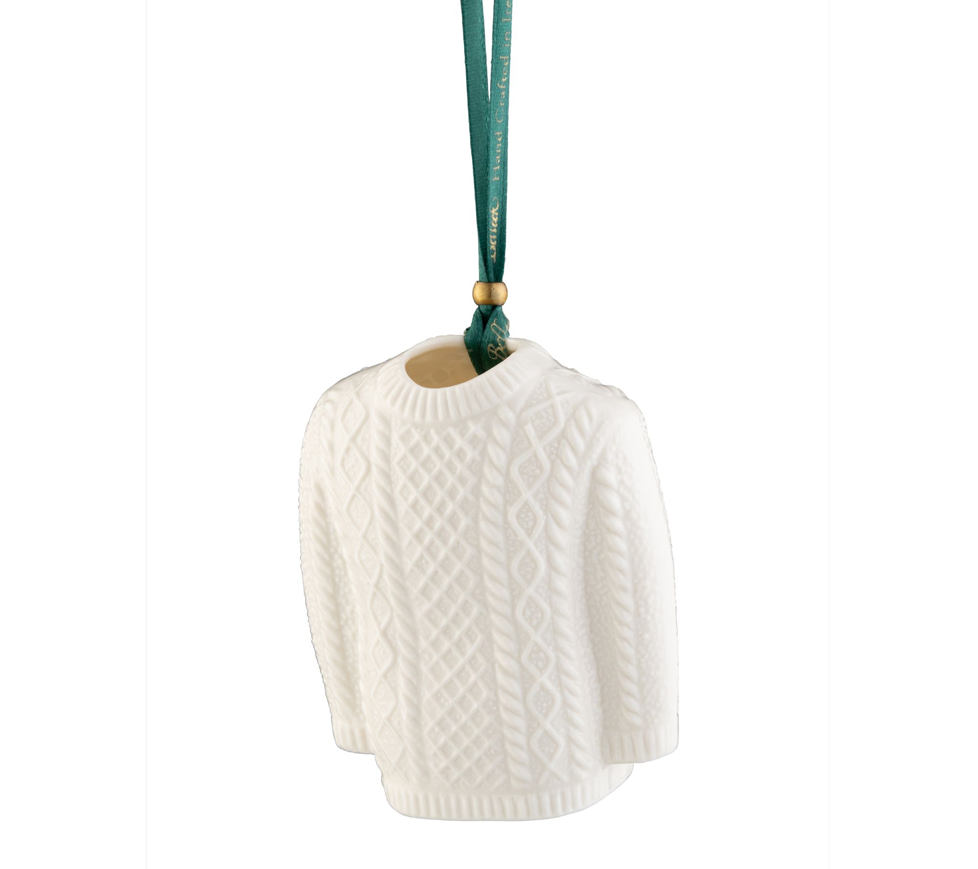 Belleek Aran Jumper Ornament