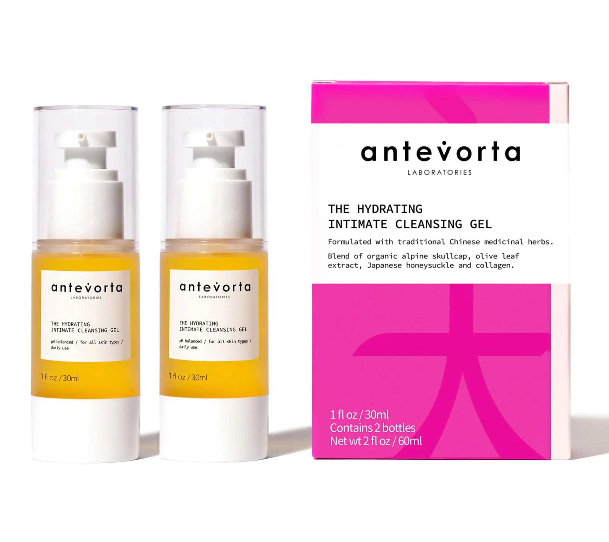 ANTEVORTA The Hydrating Intimate Cleansing GelTravel Duo