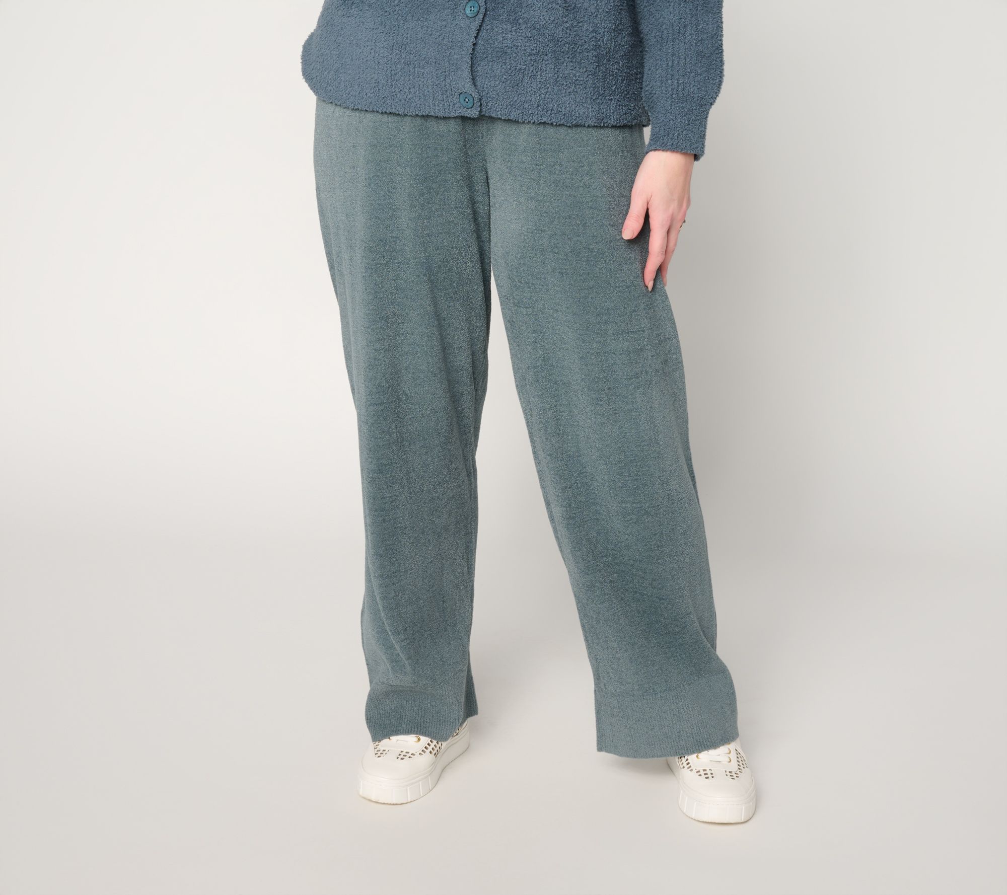 "As Is" Barefoot Dreams Pet CozyChic Ultra Lite High Rib Pant