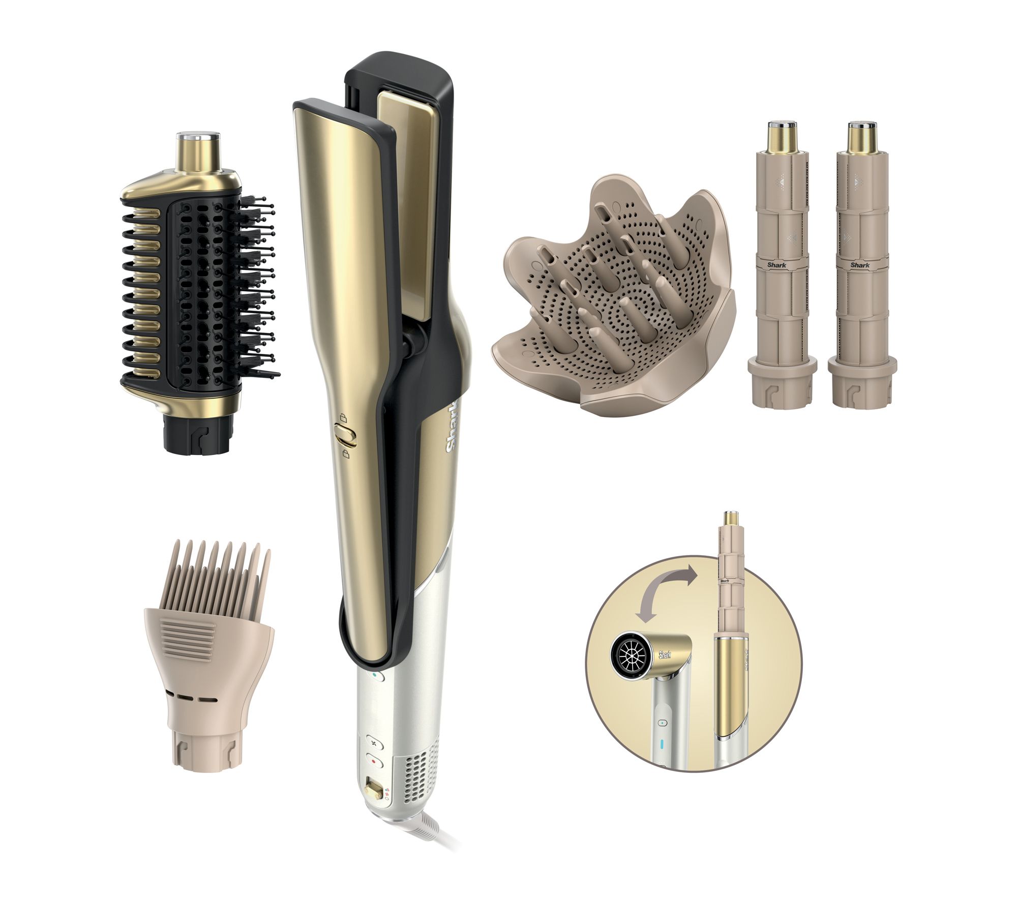 Shark Glam Powerful Air Styling & Drying System with Diffuser
